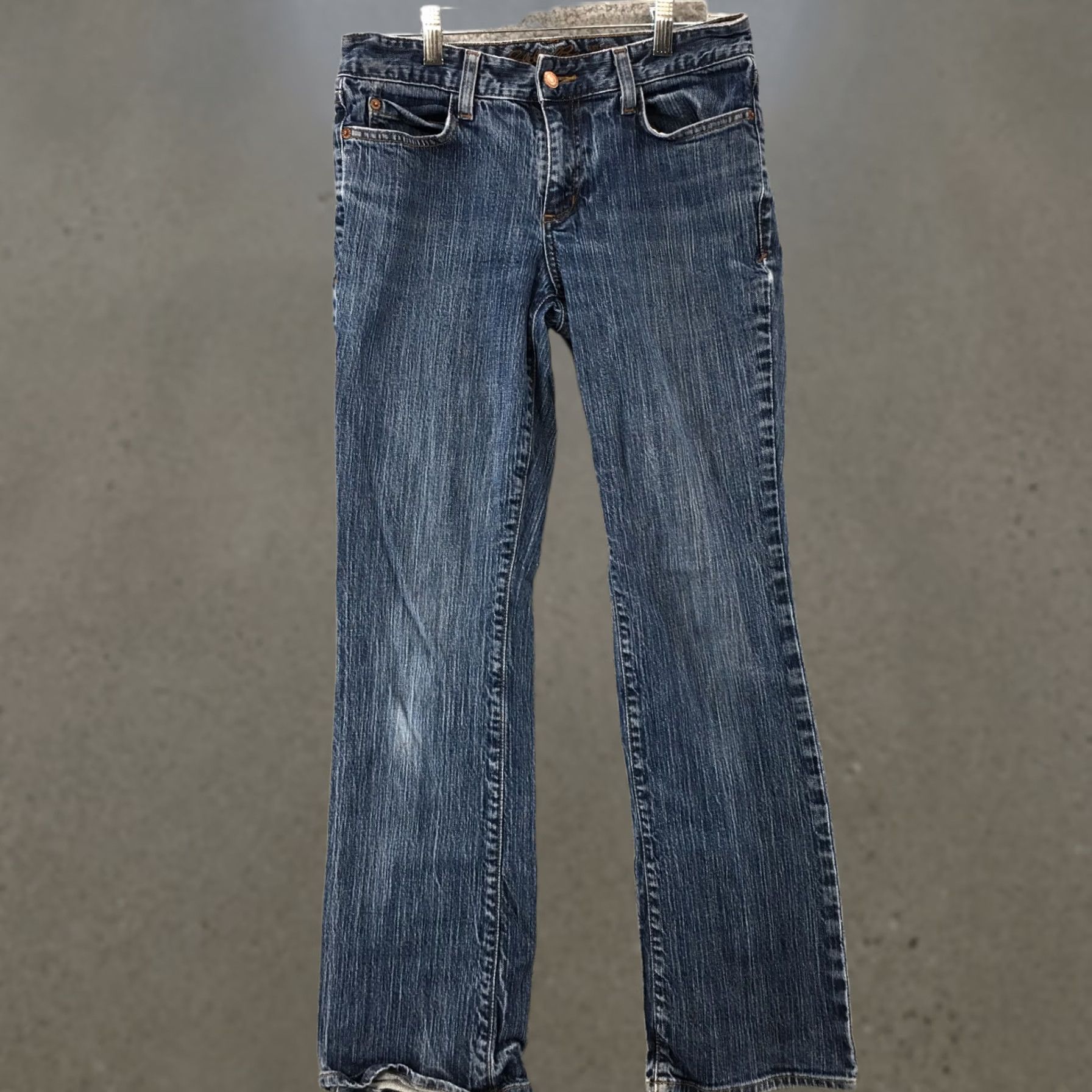 Eddie Bauer Eddie Bauer Jeans Womens Bootcut Blue Medium Wash Denim Mid Rise Zip Fly 4R Inseam 27.5in Regular Fit Bootscut Jeans Womens Size 27" / US 4 / IT 40 - 1 Thumbnail