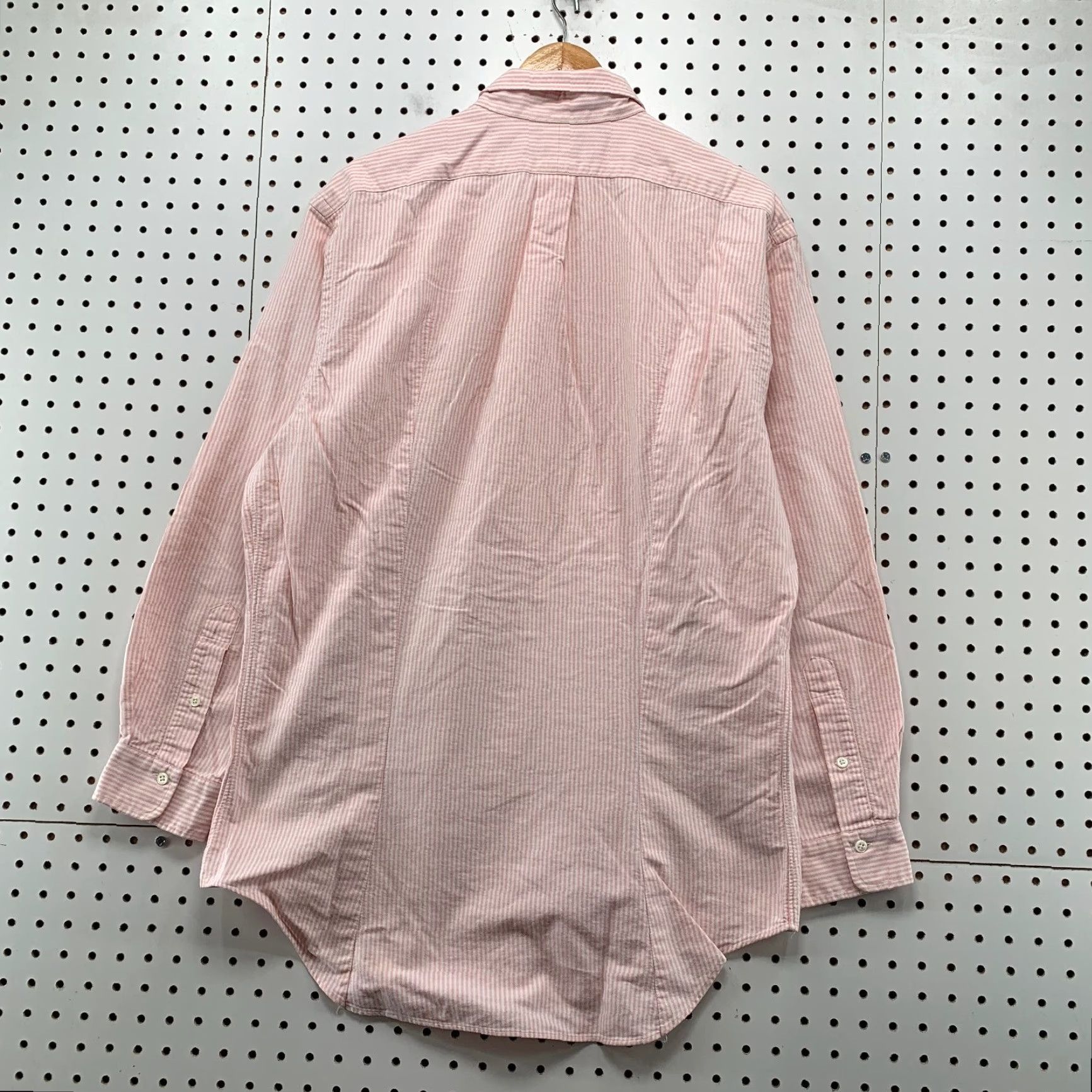 Ralph Lauren Ralph Lauren Button-Up Shirt Mens 2XL Pink Striped Button-Down Casual 17 34 Vintage? Actually Vintage is No in specs so skip Size US XXL / EU 58 / 5 - 2 Thumbnail