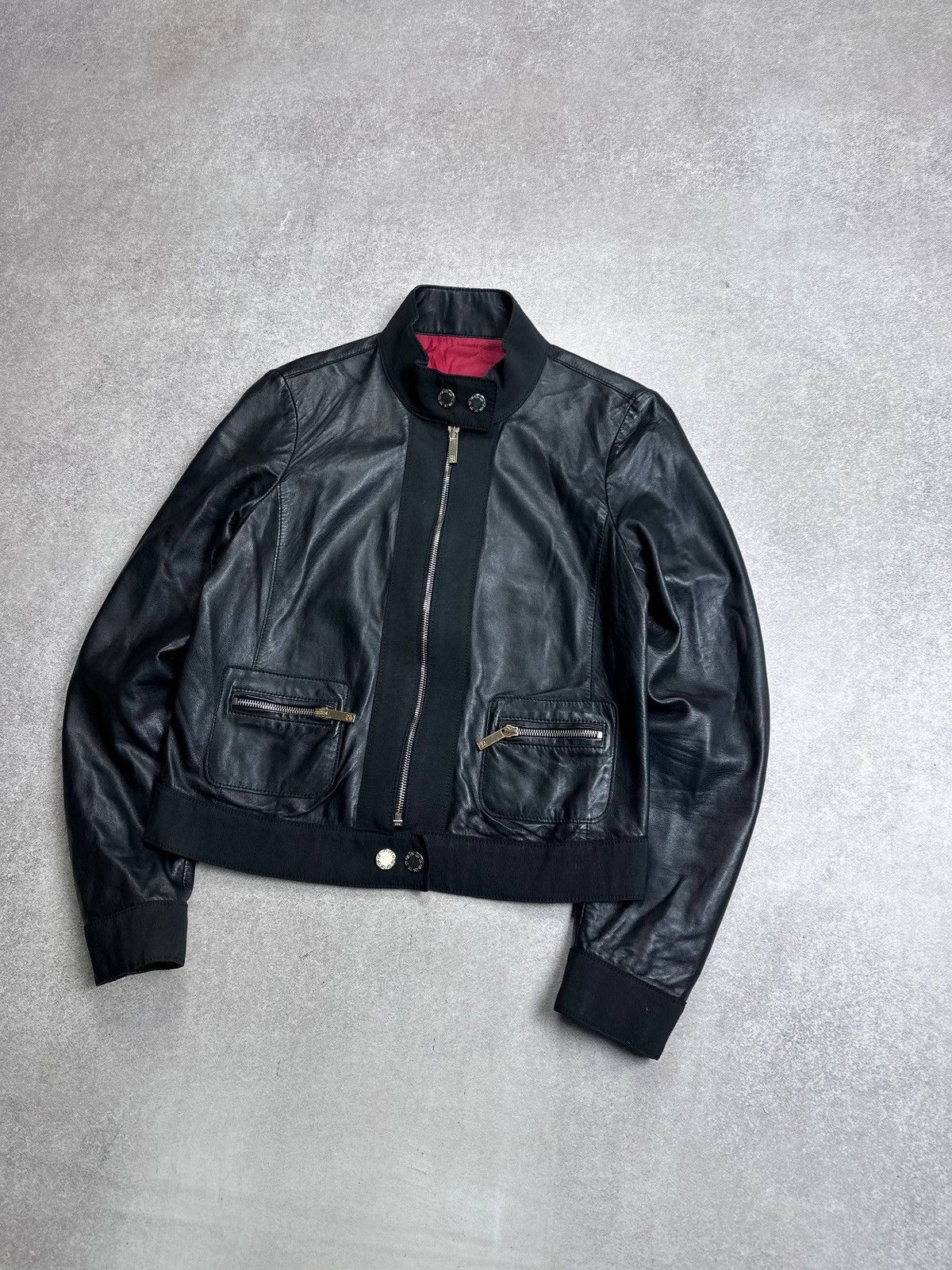 Carolina Herrera Carolina Herrera CH Womans Leather Jacket Size S / US 4 / IT 40 - 2 Thumbnail