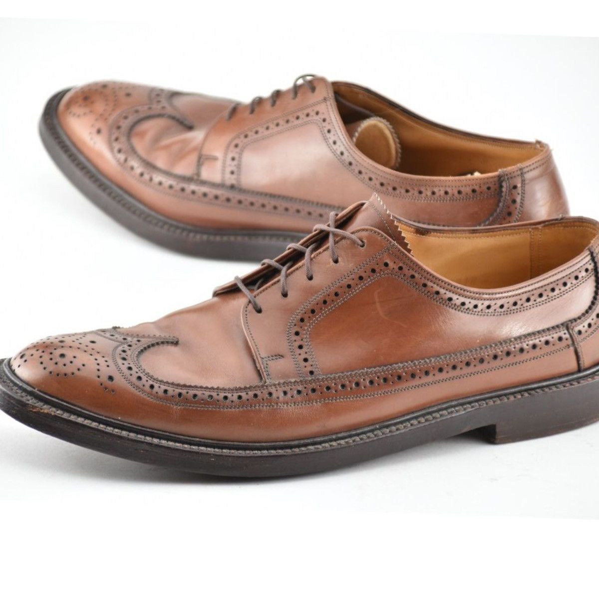 Florsheim 68 VINTAGE FLORSHEIM 8.5A VARSITY Bourbon CALF SHOES 30679 Size US 8.5 / EU 41-42 - 1 Thumbnail