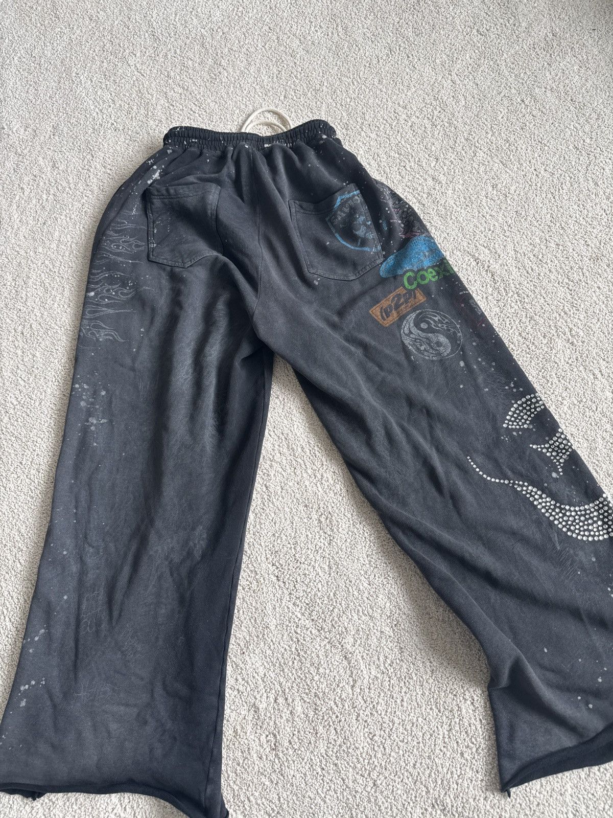 HELLSTAR Hellstar Graffiti Sweatpants *RARE* Size US 32 / EU 48 - 4 Thumbnail