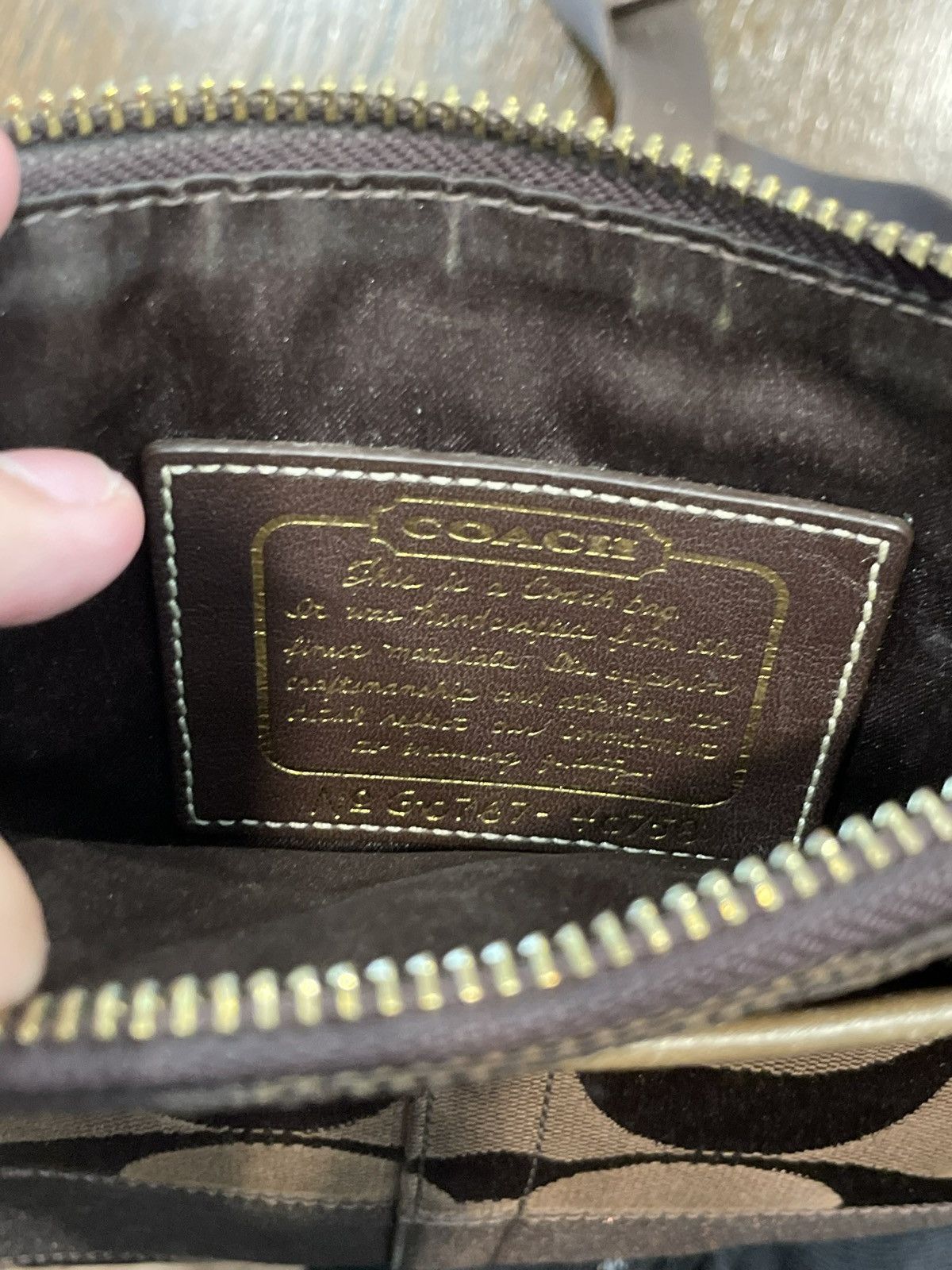 Coach Coach Tan Vintage Crossbody Purse Size ONE SIZE - 3 Thumbnail