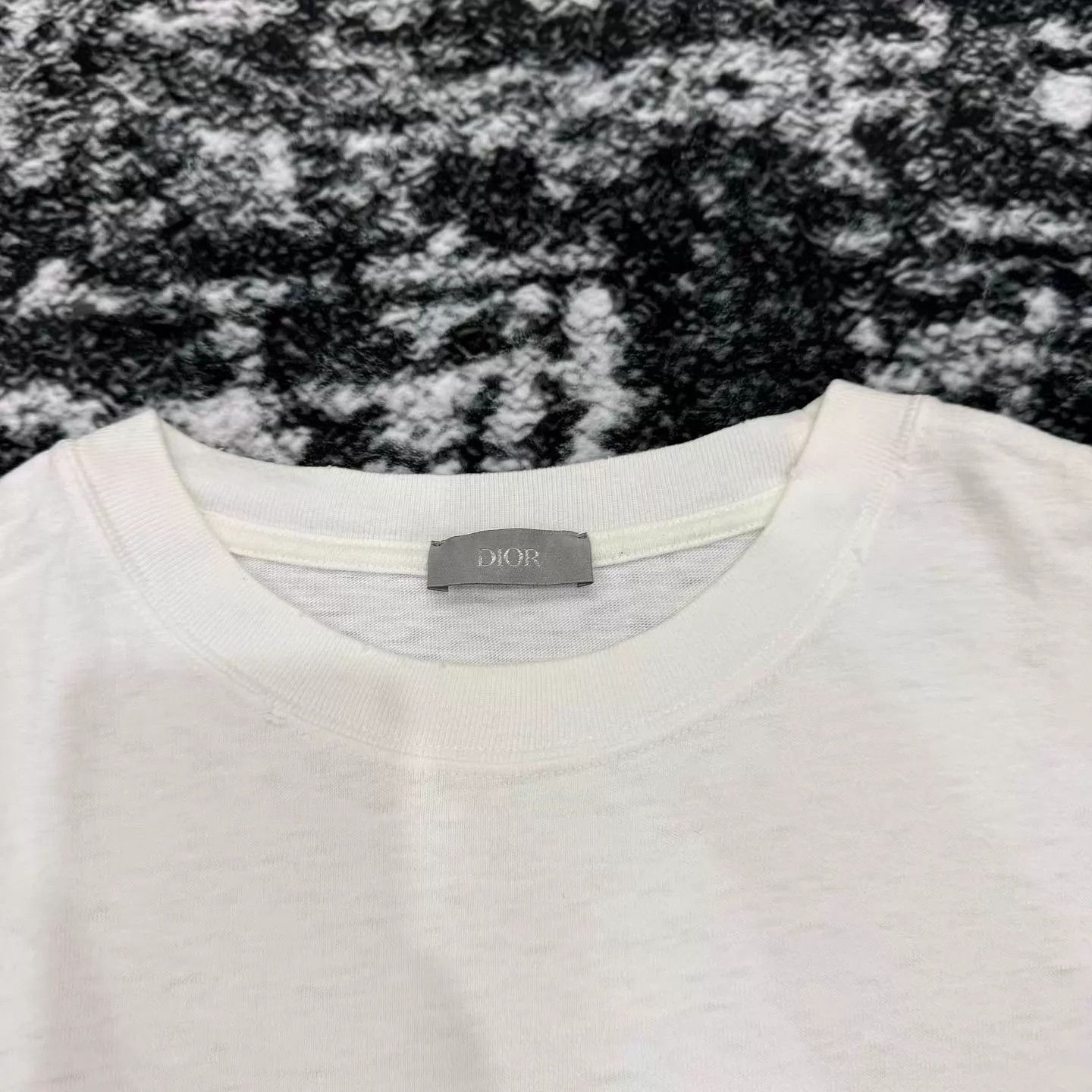 Dior Dior 47 Letter Big Logo White Short Sleeve T-Shirt L Size US L / EU 52-54 / 3 - 2 Thumbnail