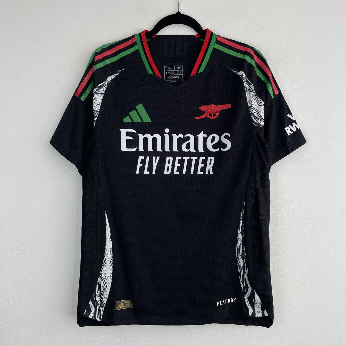 Adidas Arsenal Authentic Adidas HEAT.RDY Away Jersey 2024/2025 Size US M / EU 48-50 / 2 - 1 Thumbnail