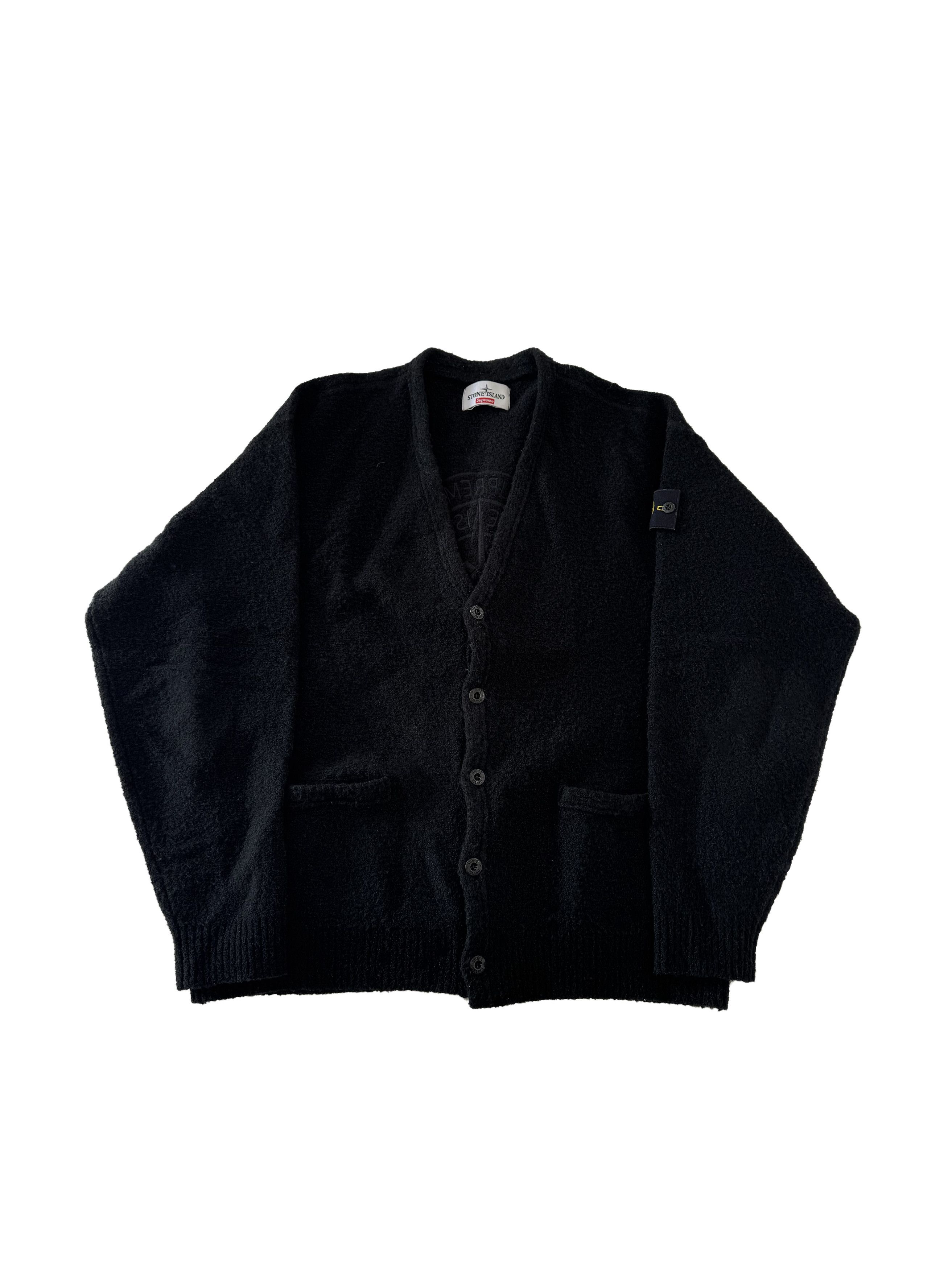 Supreme Supreme Floral Stripe Cardigan - Black | Grailed
