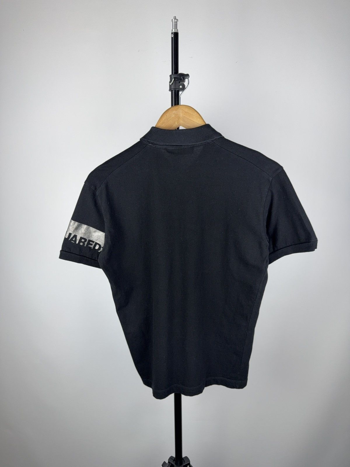 Dsquared2 × Vintage Dsquared2 polo Silver Logo on sleeve streetwear black size S Size US S / EU 44-46 / 1 - 7 Thumbnail