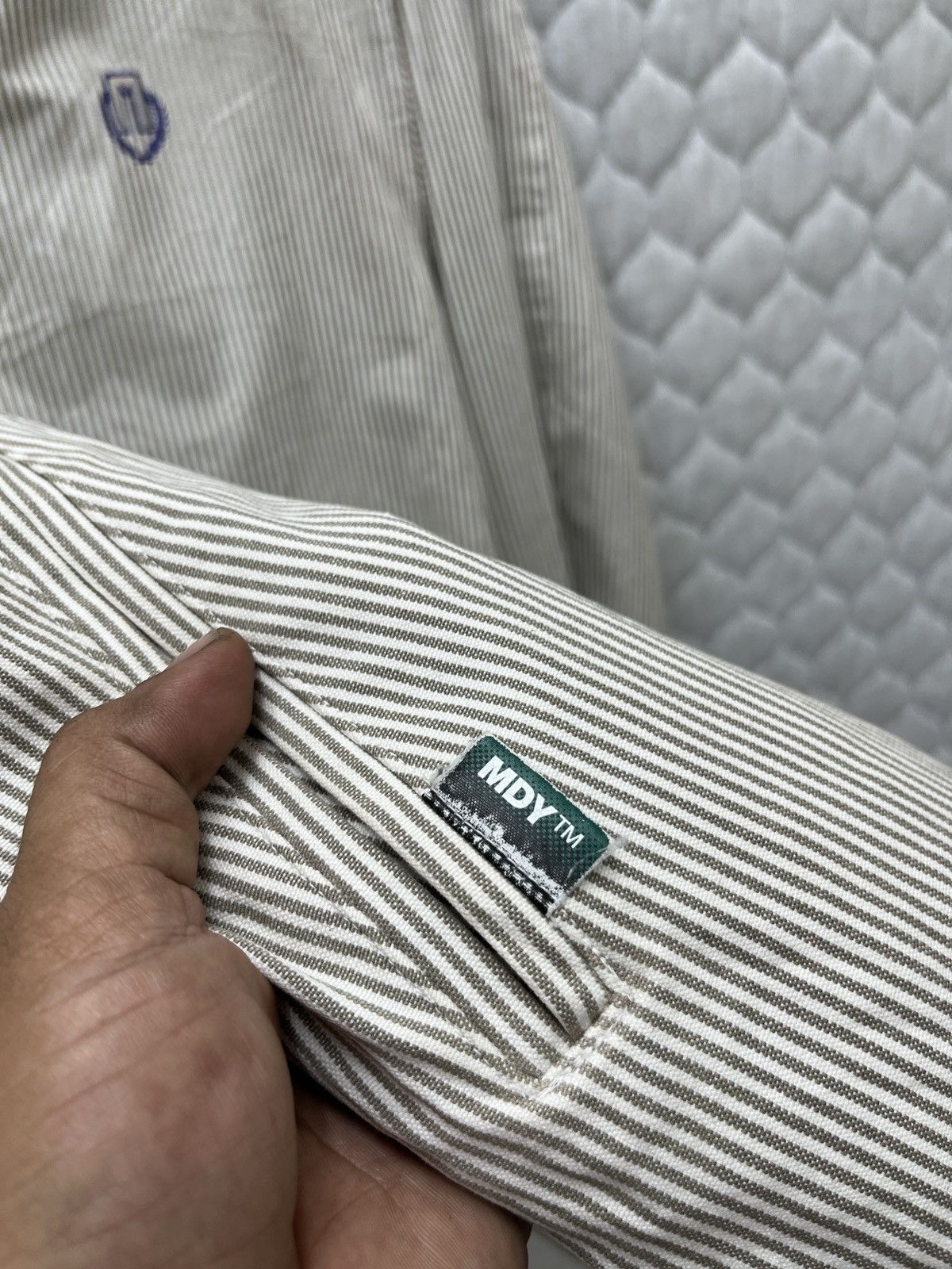 Japanese Brand 🔥🔥🔥ARCHIVE MACKDADDY HIKORY STRIPE BOMBER LIGHT JACKET Size US M / EU 48-50 / 2 - 13 Thumbnail