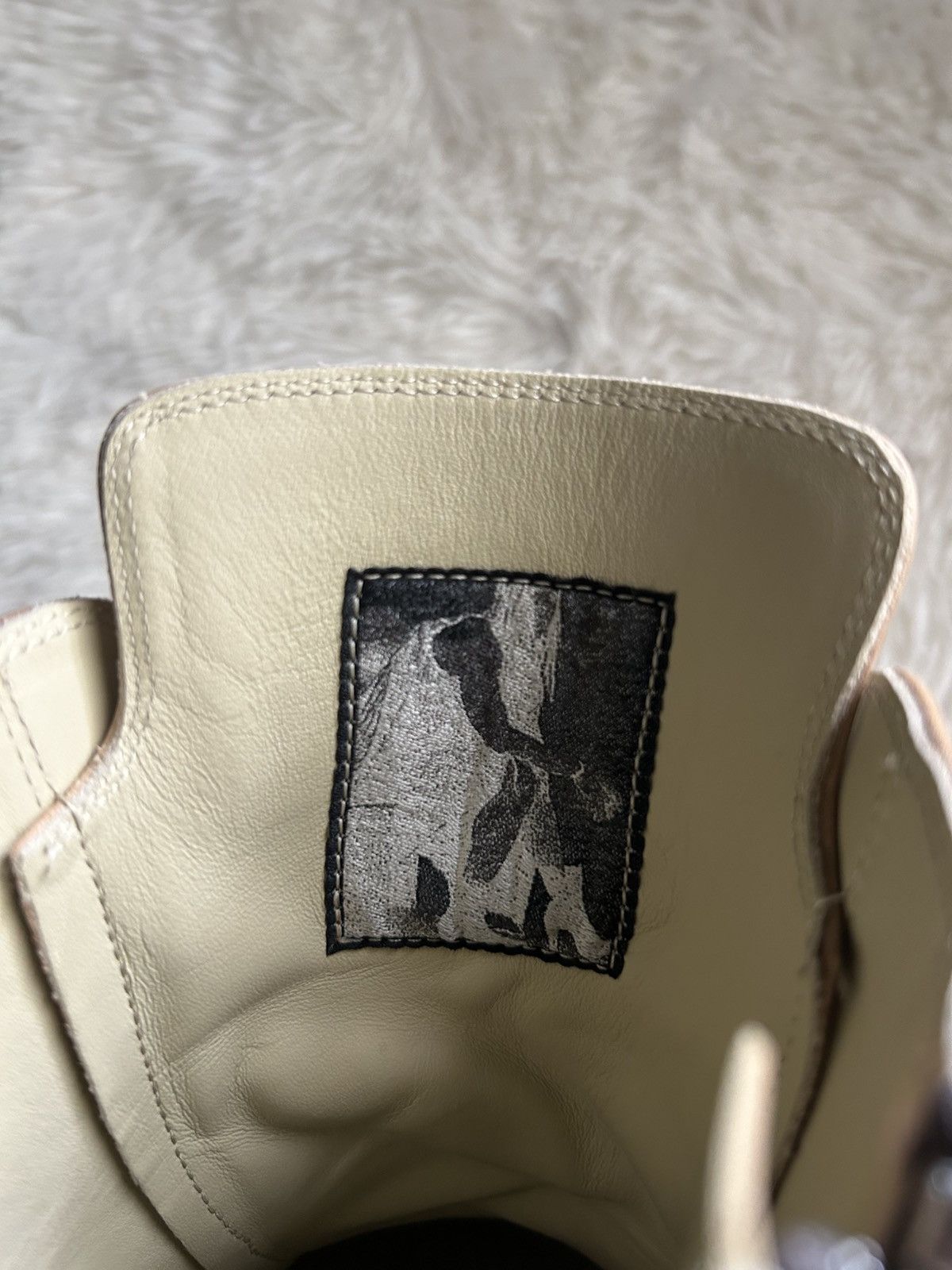 Rick Owens WORN ONCE Rick Owens Mainline Leather Ramones High Size 43 Size US 10 / EU 43 - 5 Thumbnail