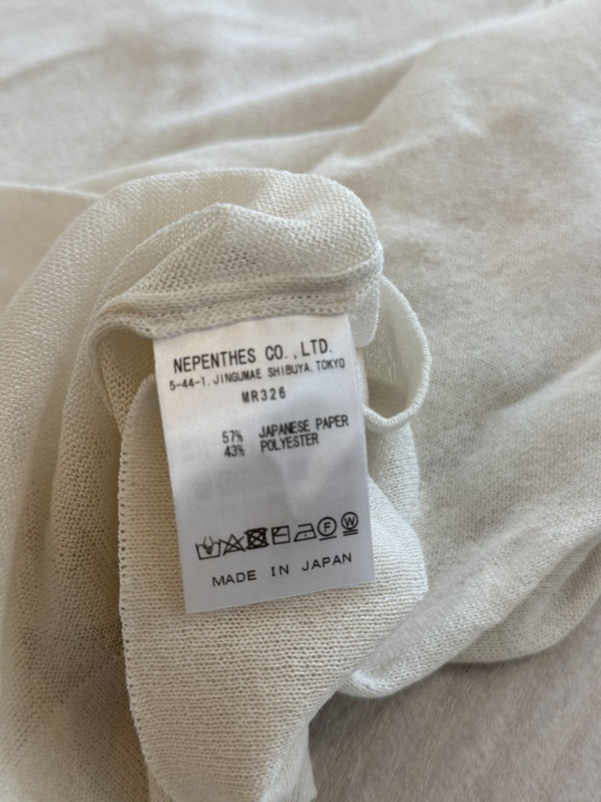 Needles Needles Paper Polo Sweater Cream Size US M / EU 48-50 / 2 - 4 Thumbnail