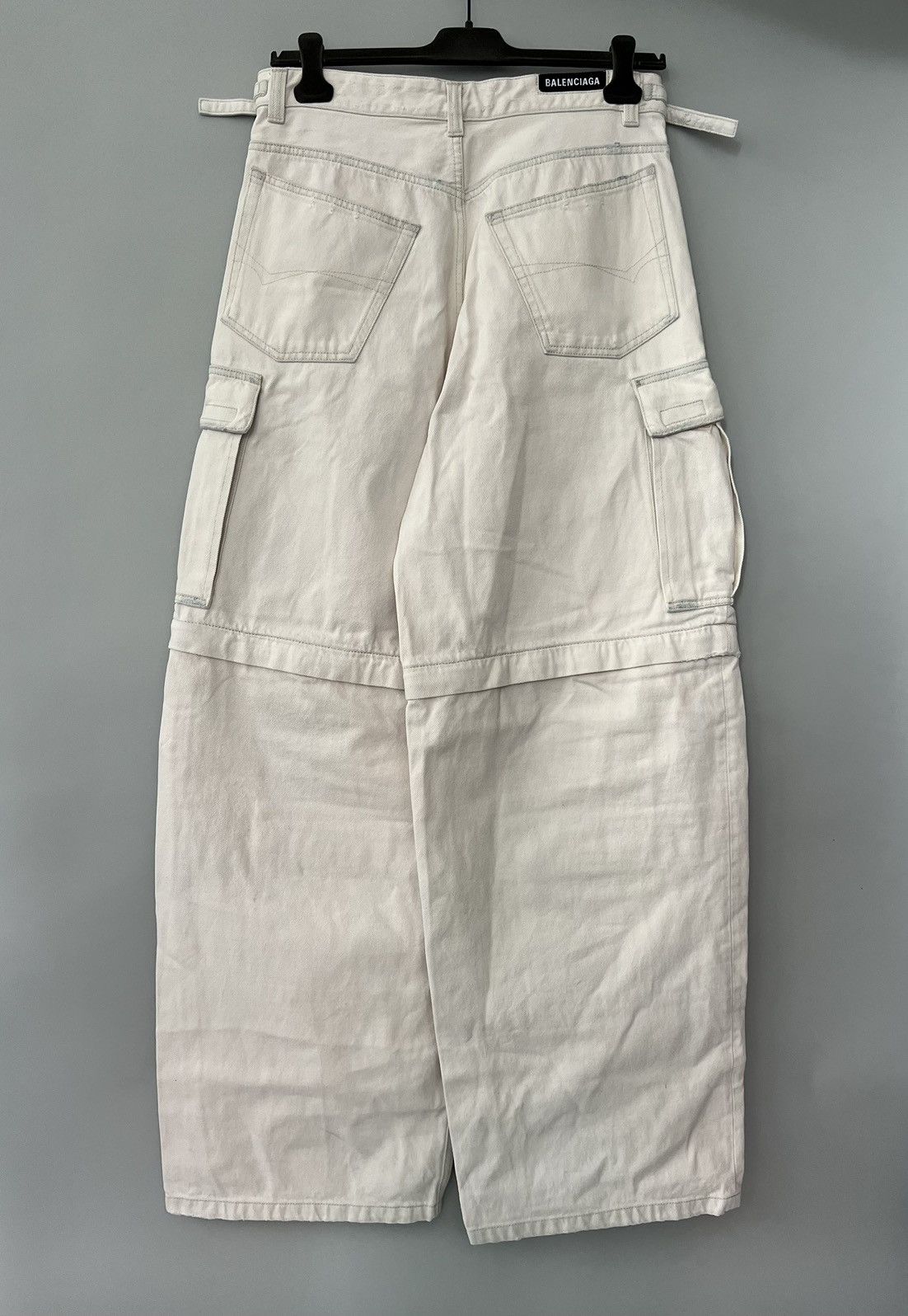 Balenciaga Balenciaga Denim Twill Baggy Cargo Pants Size US 29 - 5 Thumbnail