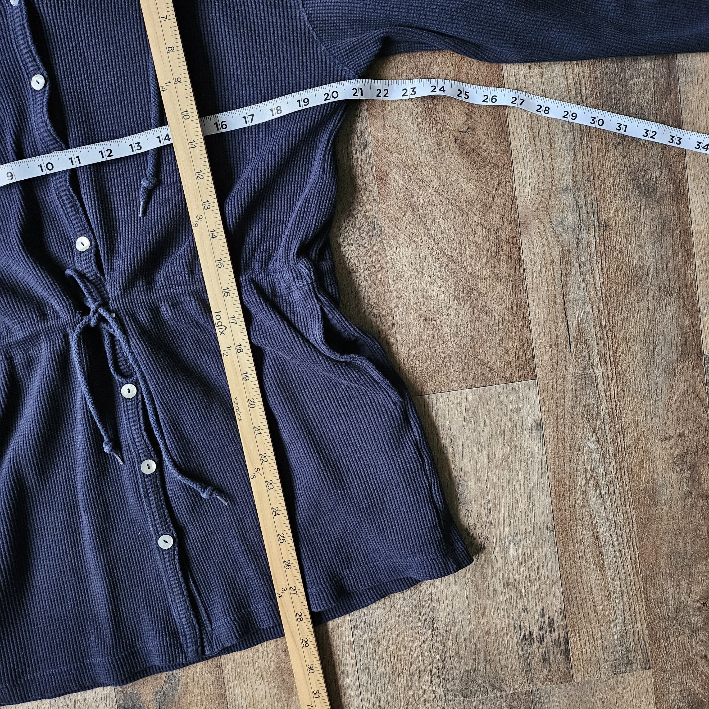 Jones New York × Vintage Jones New York Women's Hooded Thermal Jacket Cotton, Macau Size S / US 4 / IT 40 - 6 Thumbnail
