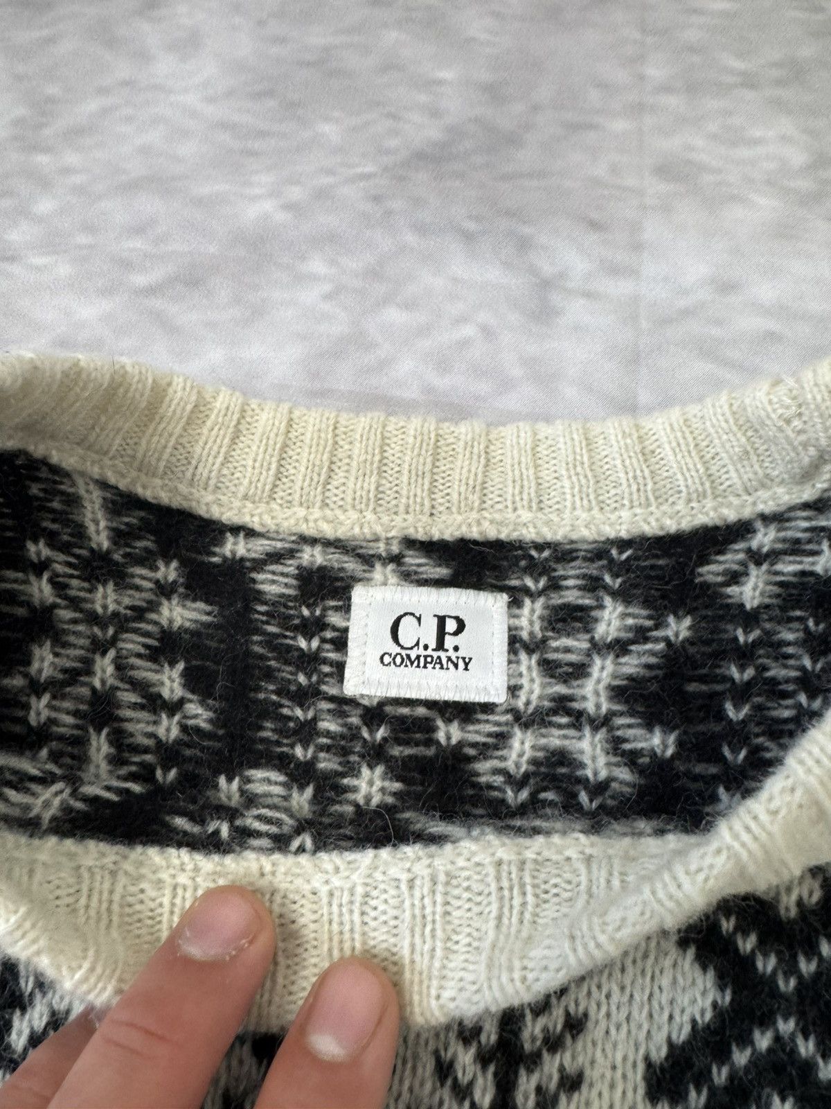C.P. Company C.P. Company Wool Logo Knit Sweater — Size S Size US S / EU 44-46 / 1 - 5 Thumbnail