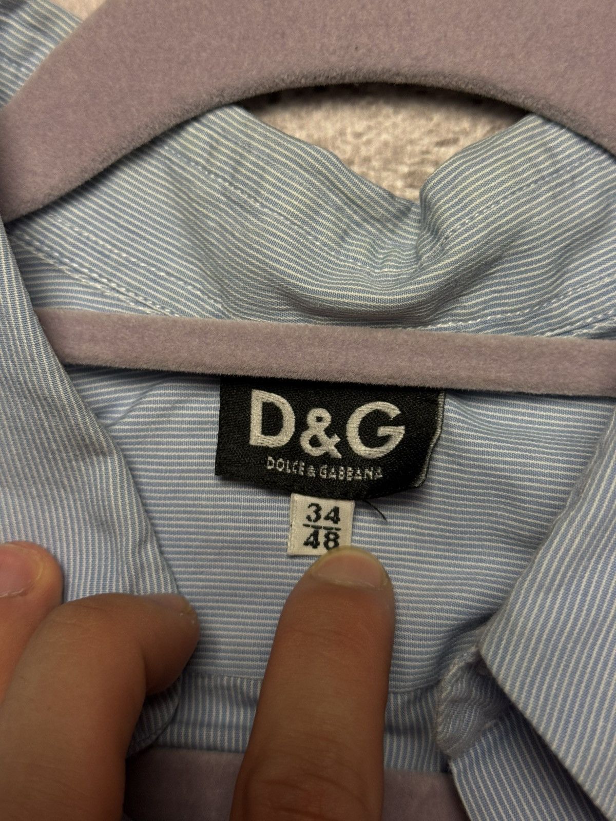 Dolce & Gabbana Vintage Dolce Gabbana Shirt Size US L / EU 52-54 / 3 - 4 Thumbnail
