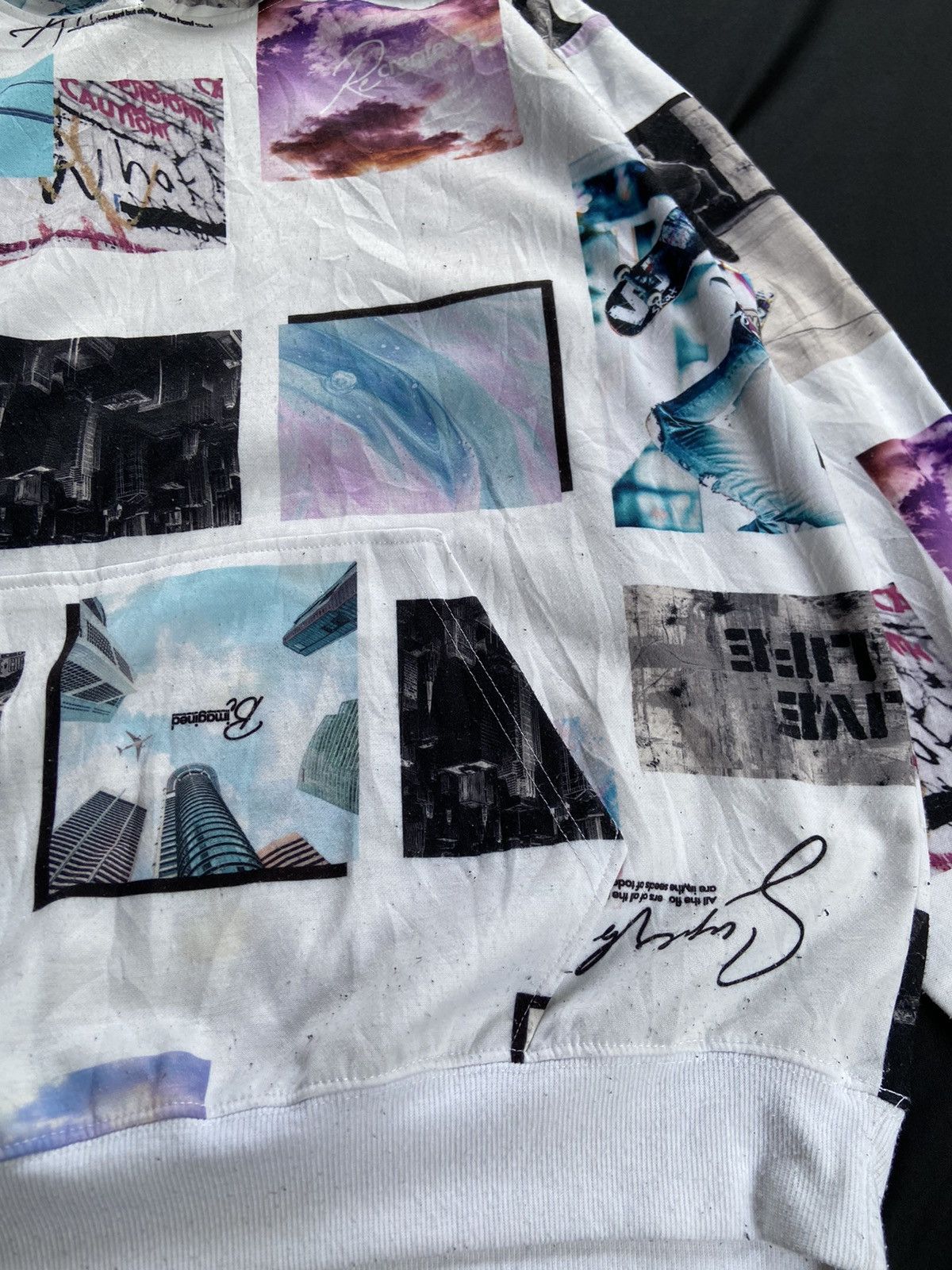 If Six Was Nine × Japanese Brand × Le Grande Bleu (L.G.B.) BEAUMERE SKATEBOARD IF IT CAN BE IMAGINED CREATED HOODIE Size US L / EU 52-54 / 3 - 7 Thumbnail