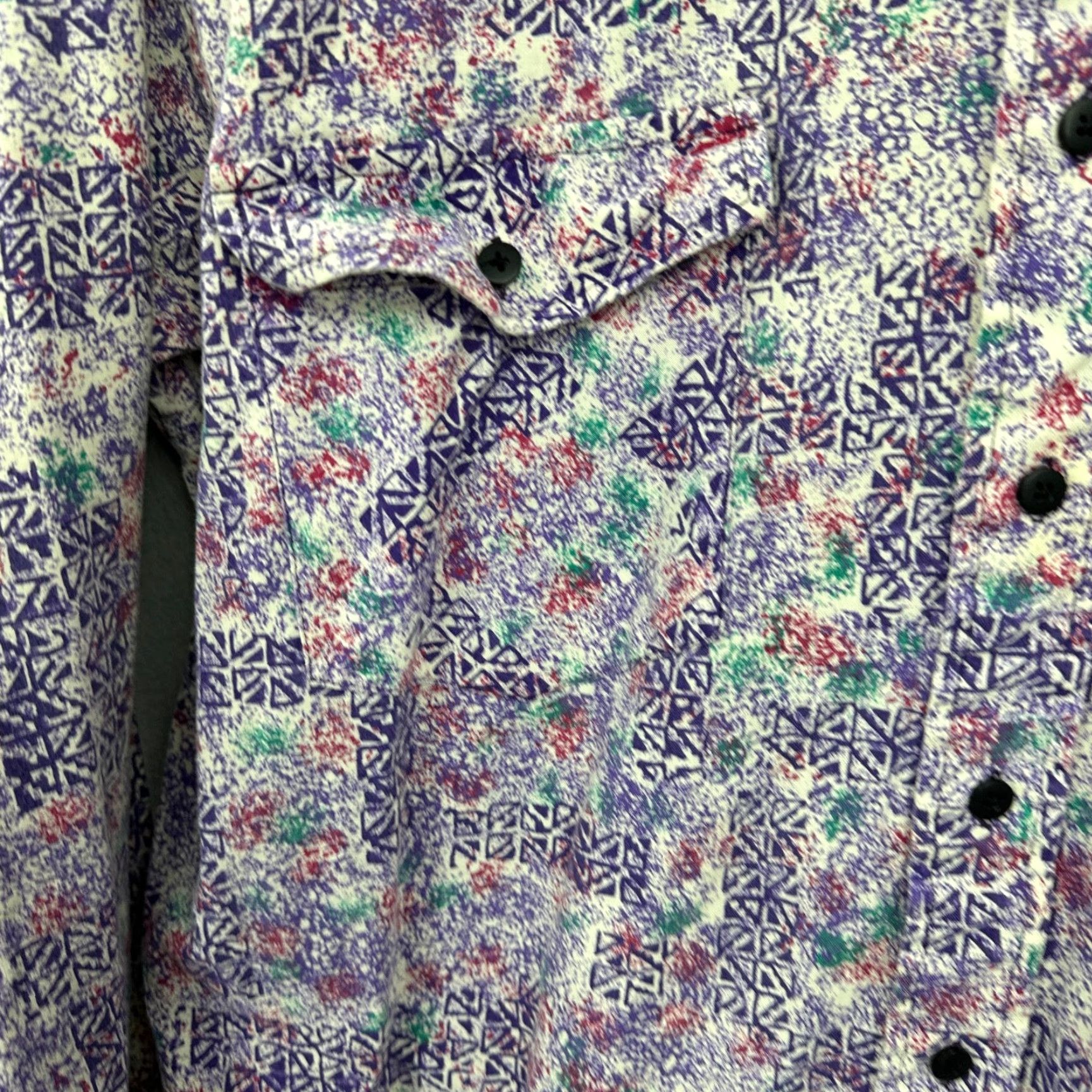 CO VINTAGE Western Plains Trading Co Shirt Mens XL Tall Purple Cowboy Rodeo Y2k 90s Size US XL / EU 56 / 4 - 7 Thumbnail