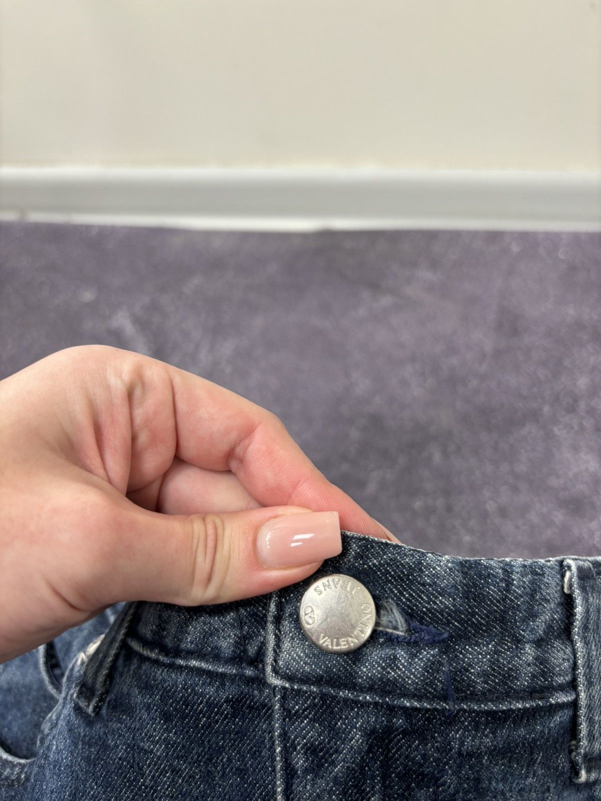 Valentino Vintage Valentino Women’s Blue Straight Fit Luxury Jeans Size 32" / US 10 / IT 46 - 12 Thumbnail