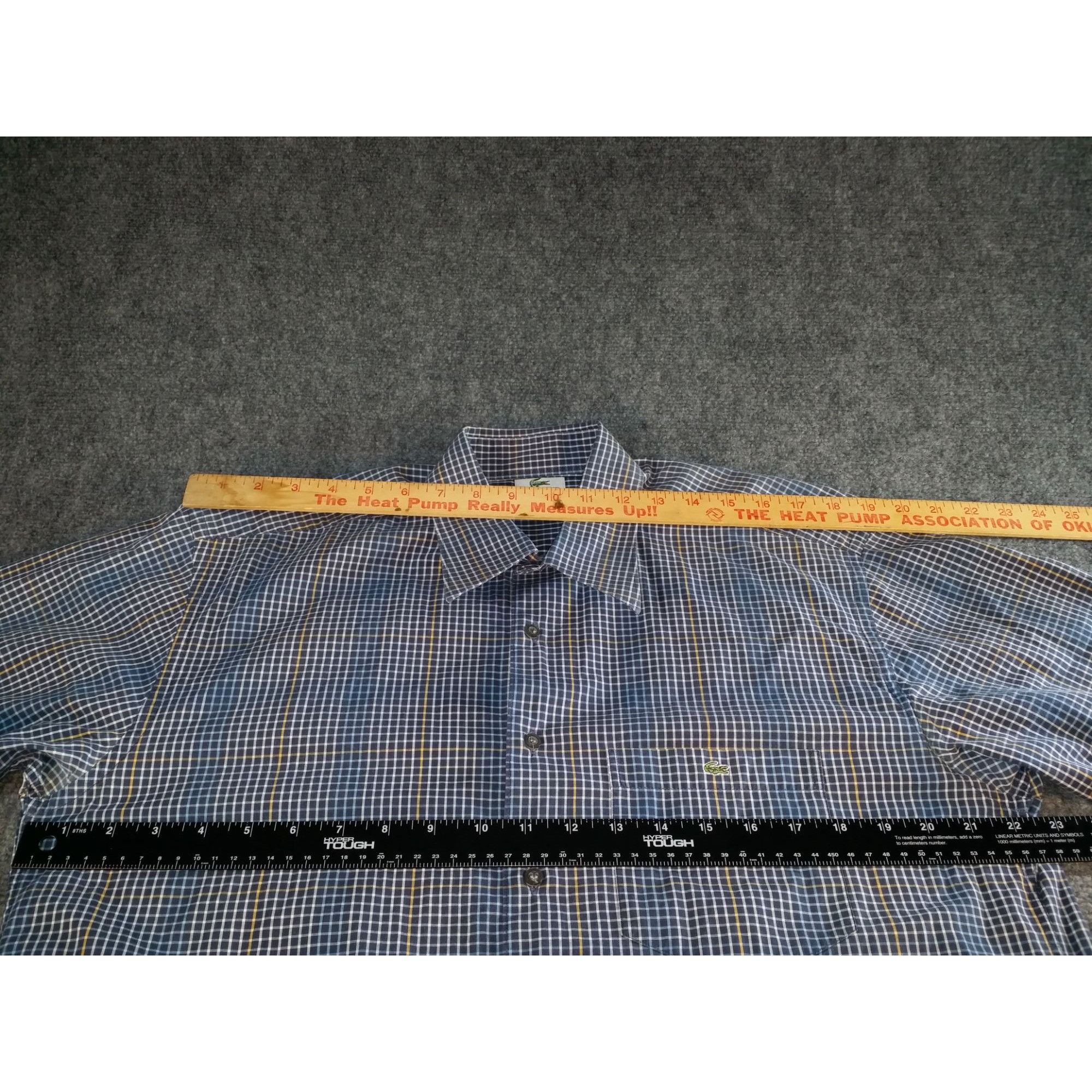 Lacoste Lacoste Button Up Shirt Men Sz M 41 EU Multicolor Short Slee Size US M / EU 48-50 / 2 - 5 Thumbnail