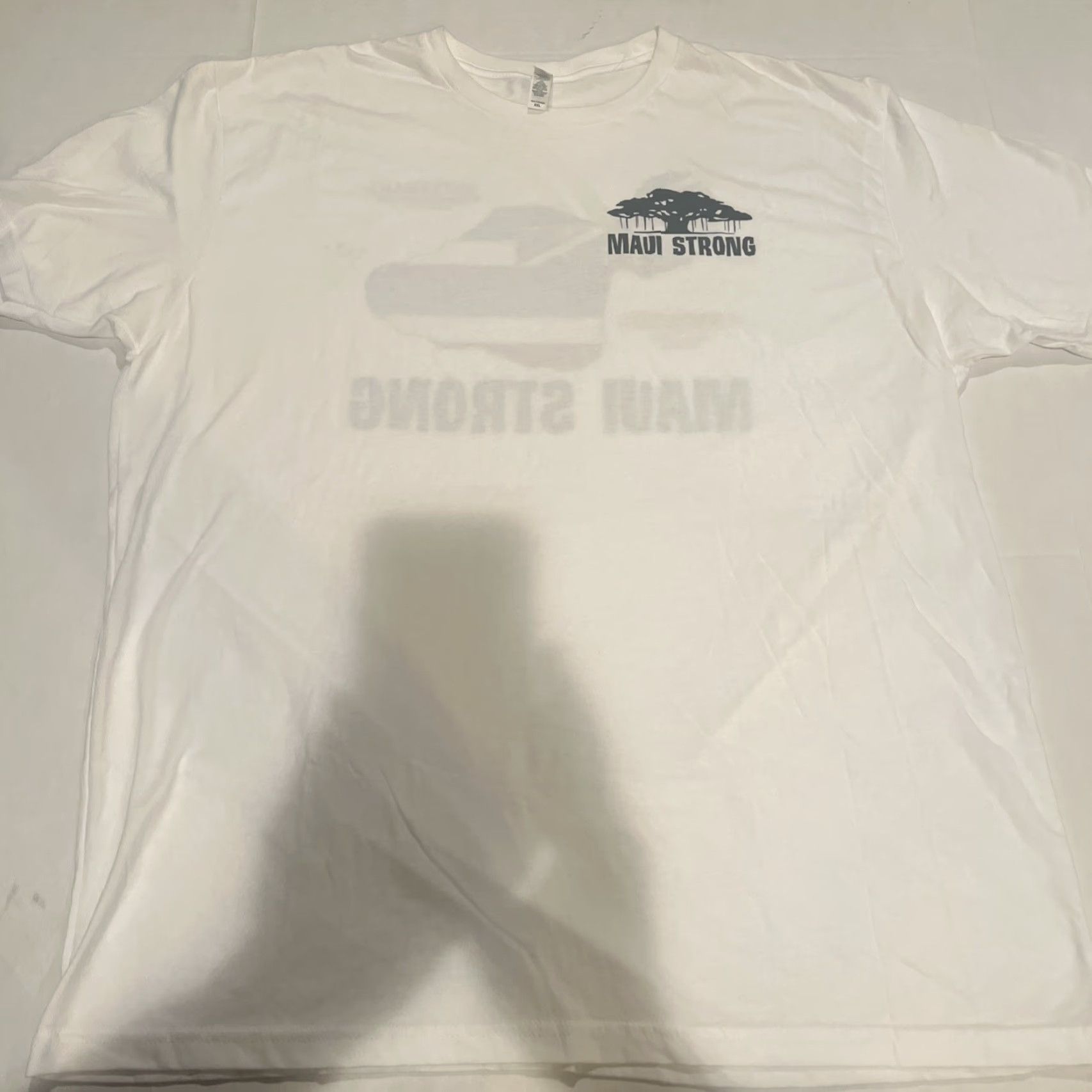 Next Level VINTAGE Next Level Shirt 2XL Men White Maui Strong Waterman’s Restaurant Shirt Surf Beach Logo Limited Edition 2020s-Run Size US XXL / EU 58 / 5 - 2 Thumbnail