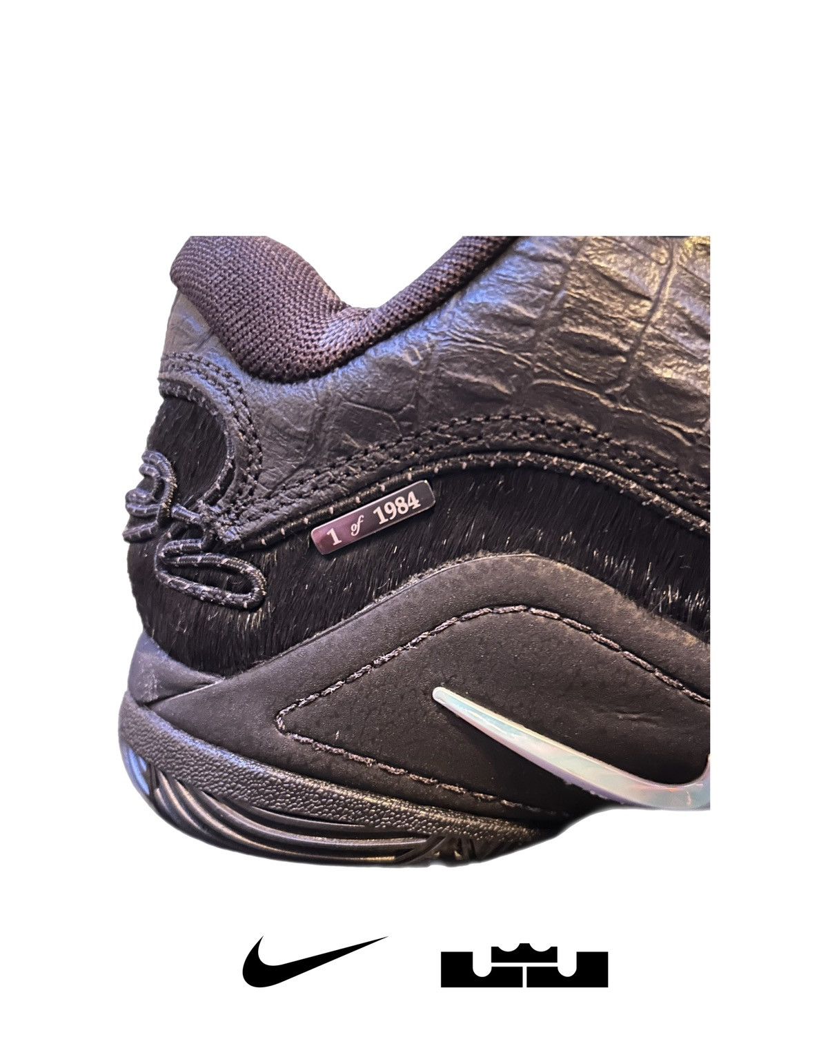 Nike ‘LIMITED’ LeBron 22 LX 'Black Label Pack' IB3866 001 Size US 5 / EU 37 - 7 Thumbnail