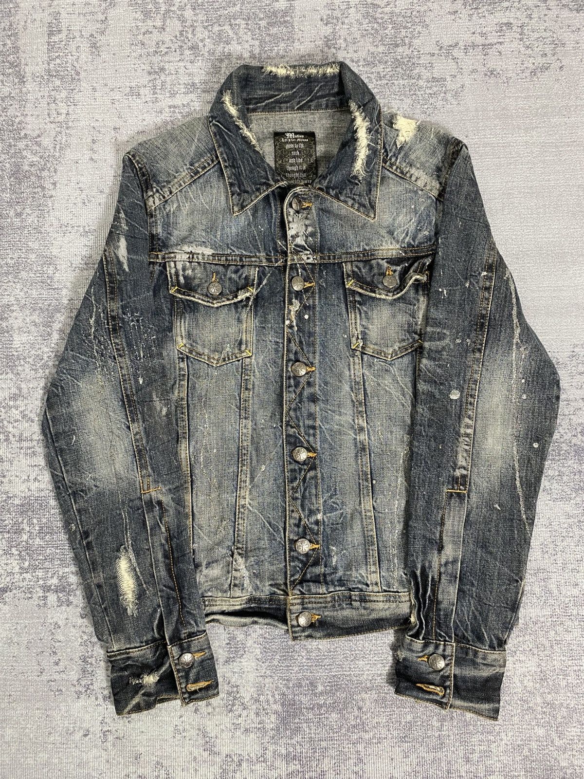Le Grande Bleu (L.G.B.) punkgoth midas distressed jackets avant garde ifsx kmrii Size US M / EU 48-50 / 2 - 6 Thumbnail