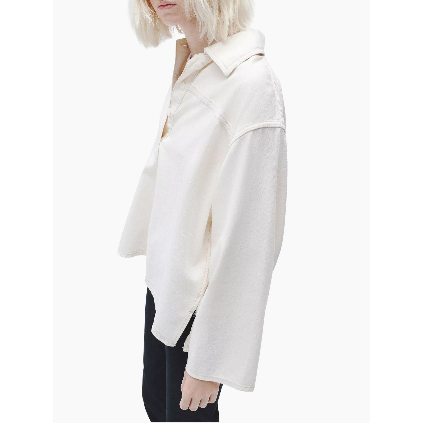 Rag & Bone Rag & Bone Leah Ruched Ultra Featherweight Top Size XS Size XS / US 0-2 / IT 36-38 - 2 Thumbnail