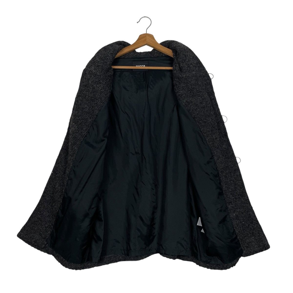 Zucca Zucca Hooded Black Jacket Size US M / EU 48-50 / 2 - 12 Thumbnail