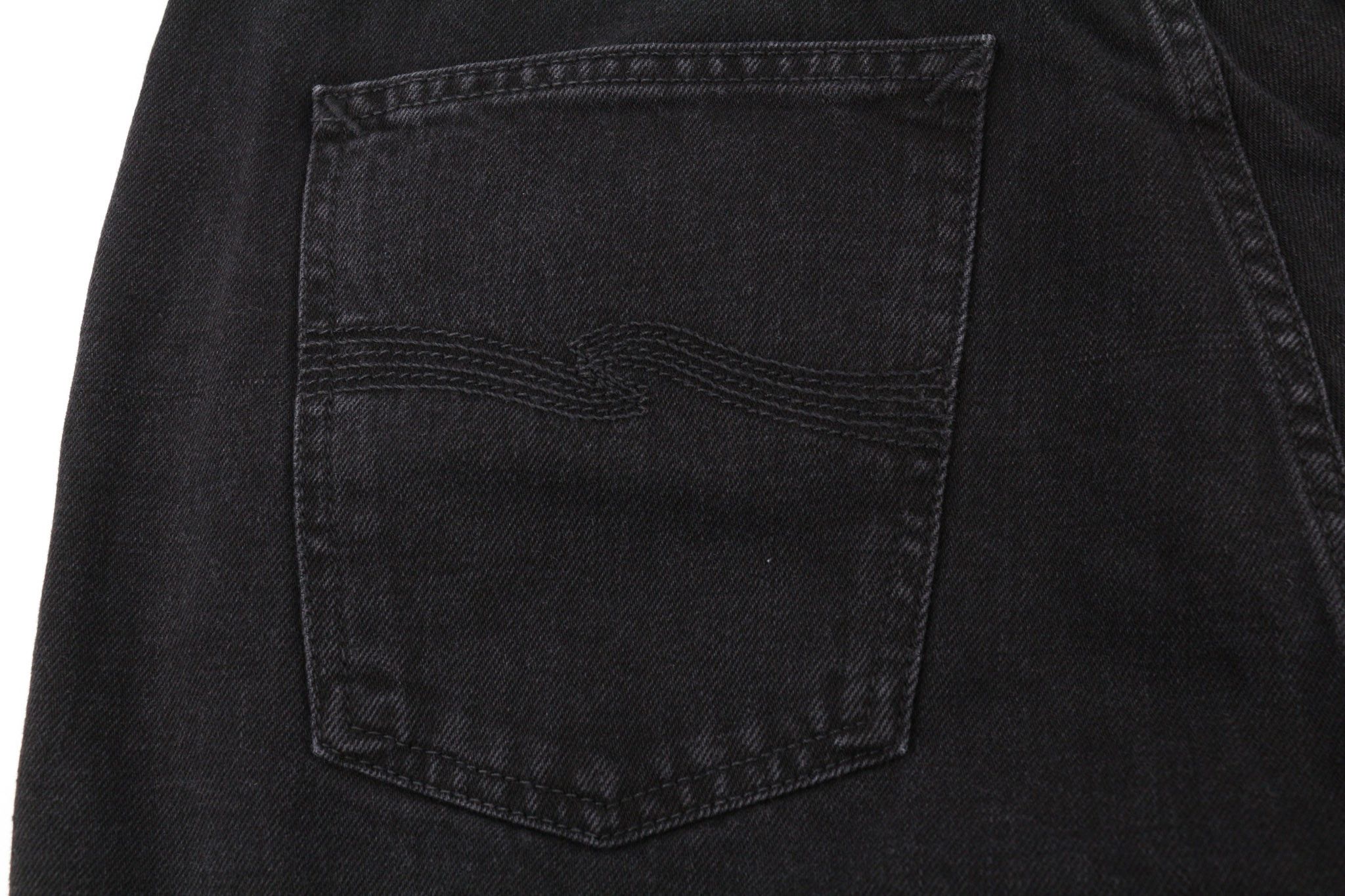 Nudie Jeans BREEZY BRITT W32/L30 Black Worn Zipper Cotton 80667 Size US 32 / EU 48 - 9 Thumbnail