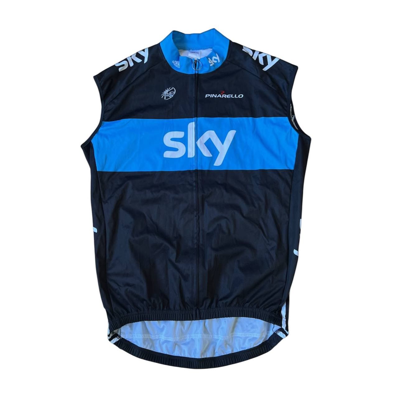 Adidas 2010 ADIDAS PINARELLO SKY PRO TOUR CYCLING BIKE VEST JERSEY Size US XXL / EU 58 / 5 - 1 Thumbnail