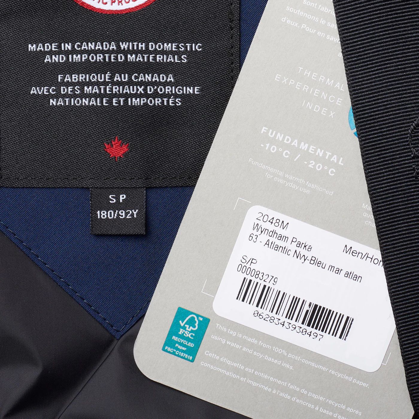 Canada Goose CANADA GOOSE Wyndham Parka 2048M 47 Blue Down Jacket Size US M / EU 48-50 / 2 - 12 Thumbnail