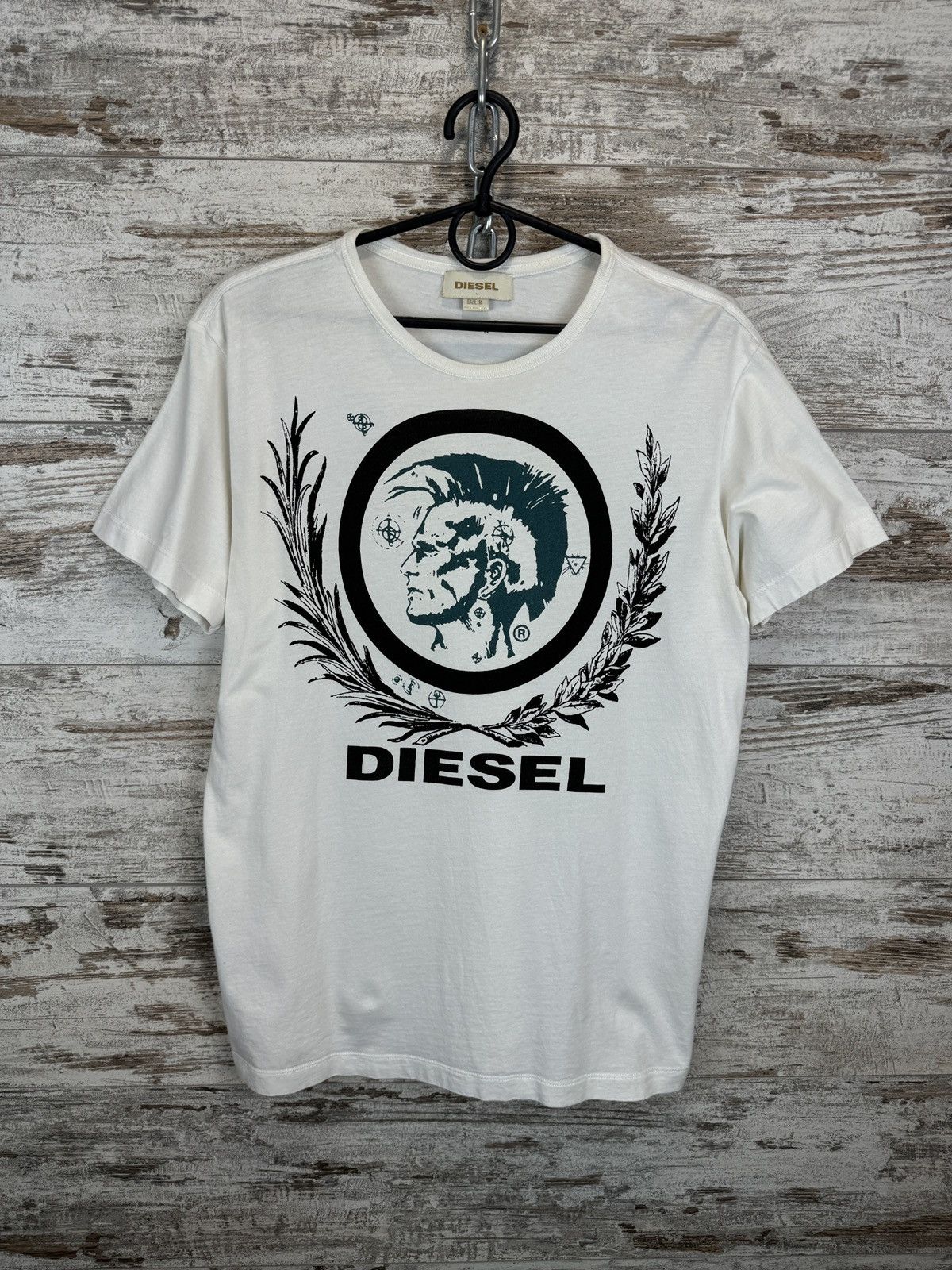 Diesel × Diesel Black Gold Mens Vintage Diesel T-shirt big logo tee y2k streetwear Size US M / EU 48-50 / 2 - 2 Thumbnail