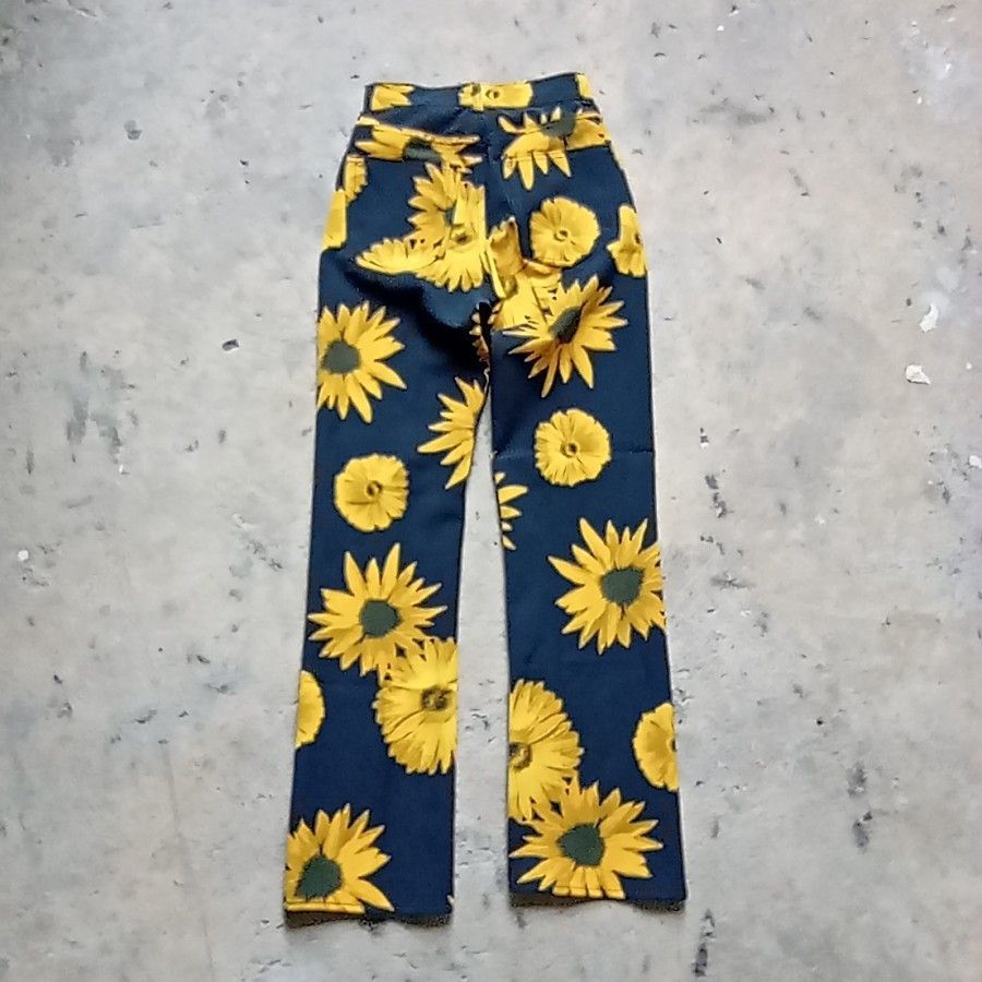Calvin Klein × Vintage 90s calvin klein jeans original floral full print Size 26" / US 2 / IT 38 - 2 Thumbnail