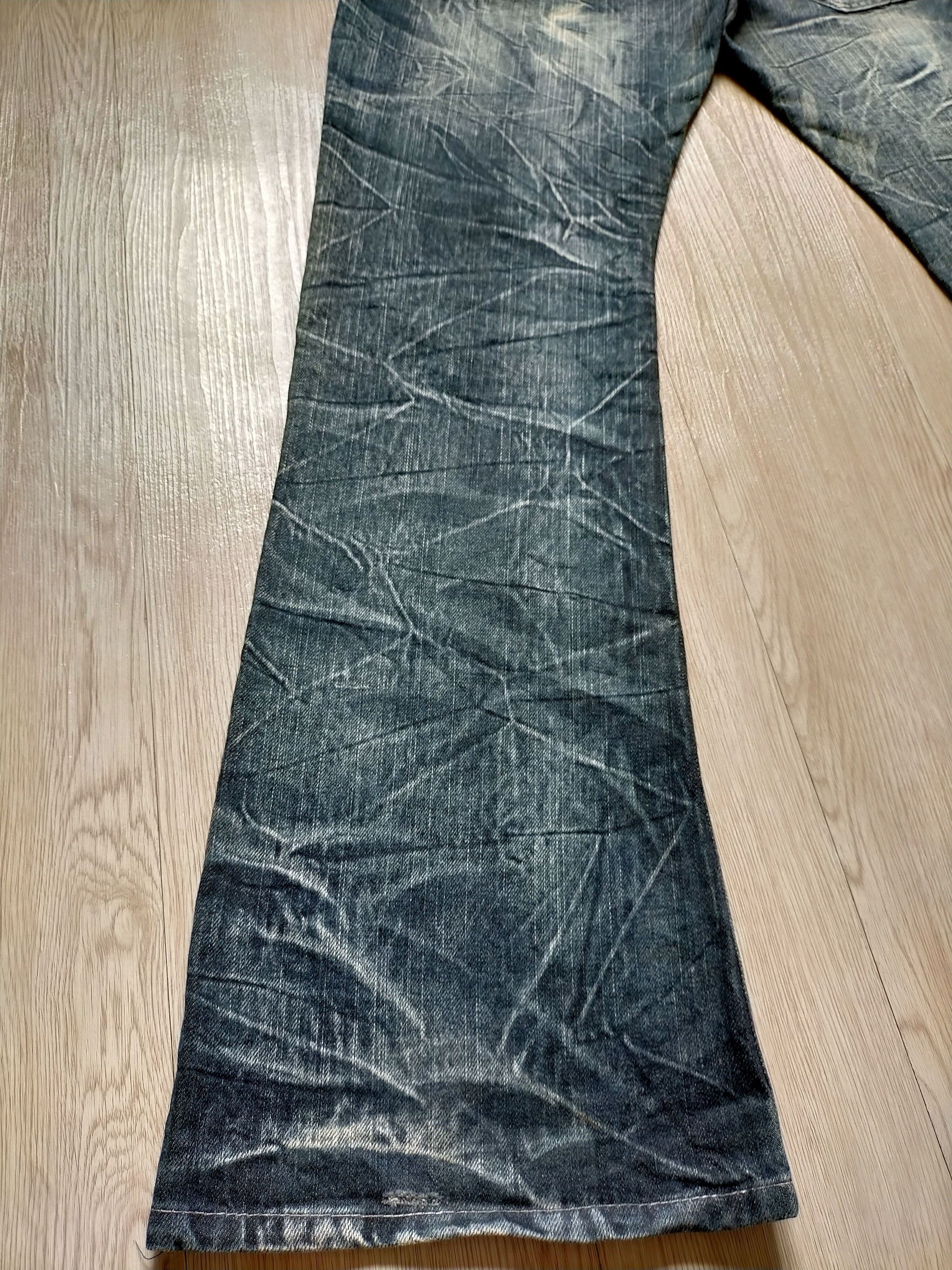 If Six Was Nine Flare Jeans Wild Life Embroidered Spider Boot cut denim Size US 33 - 19 Thumbnail