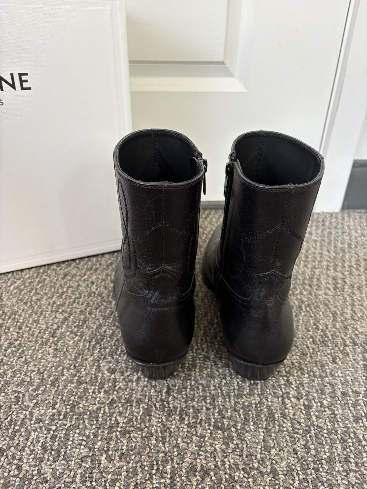 Celine Celine western zip boots Size US 12 / EU 45 - 7 Thumbnail