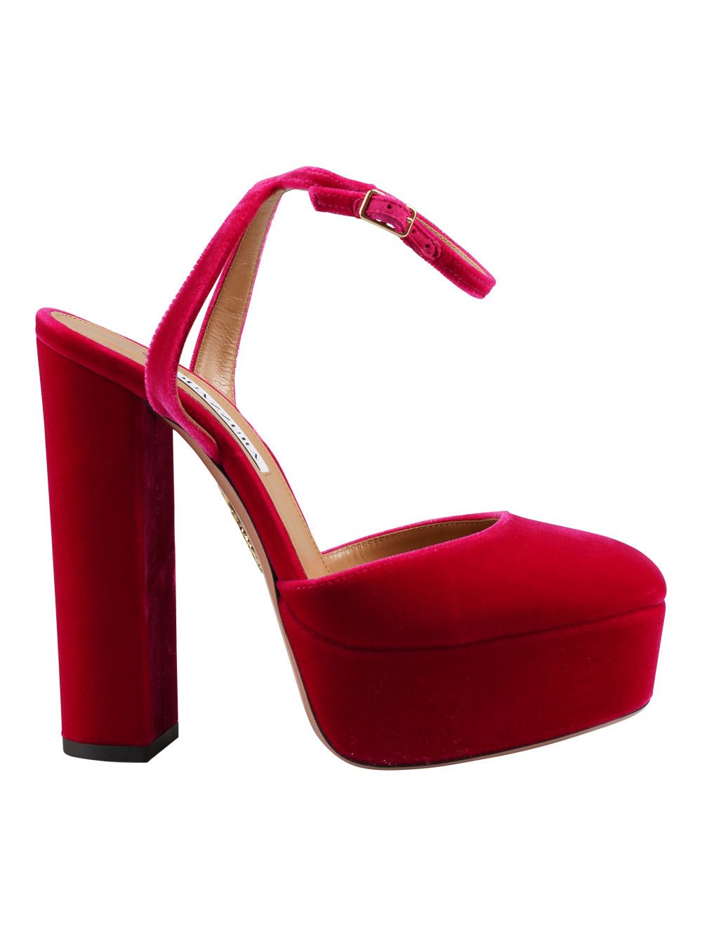 aquazzura silver platform