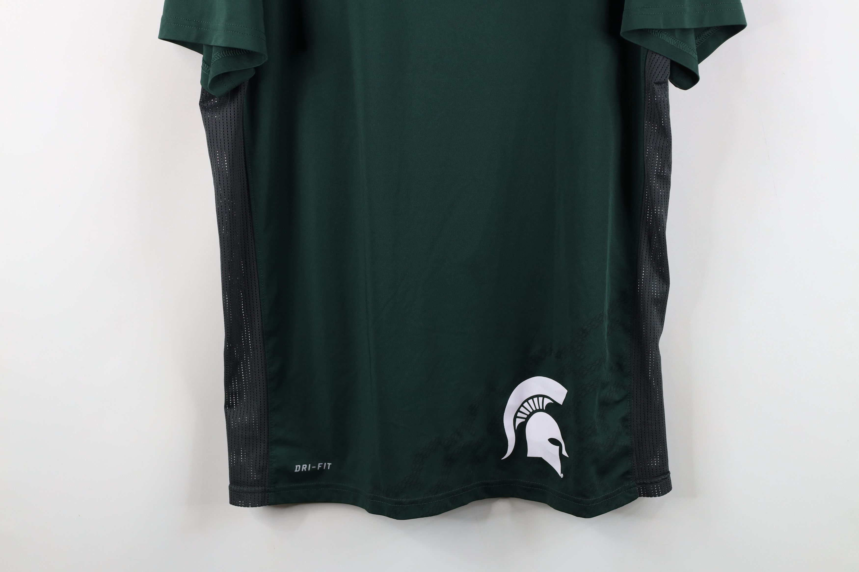 Nike Nike Michigan State University Short Sleeve T-Shirt Green Size US L / EU 52-54 / 3 - 3 Thumbnail
