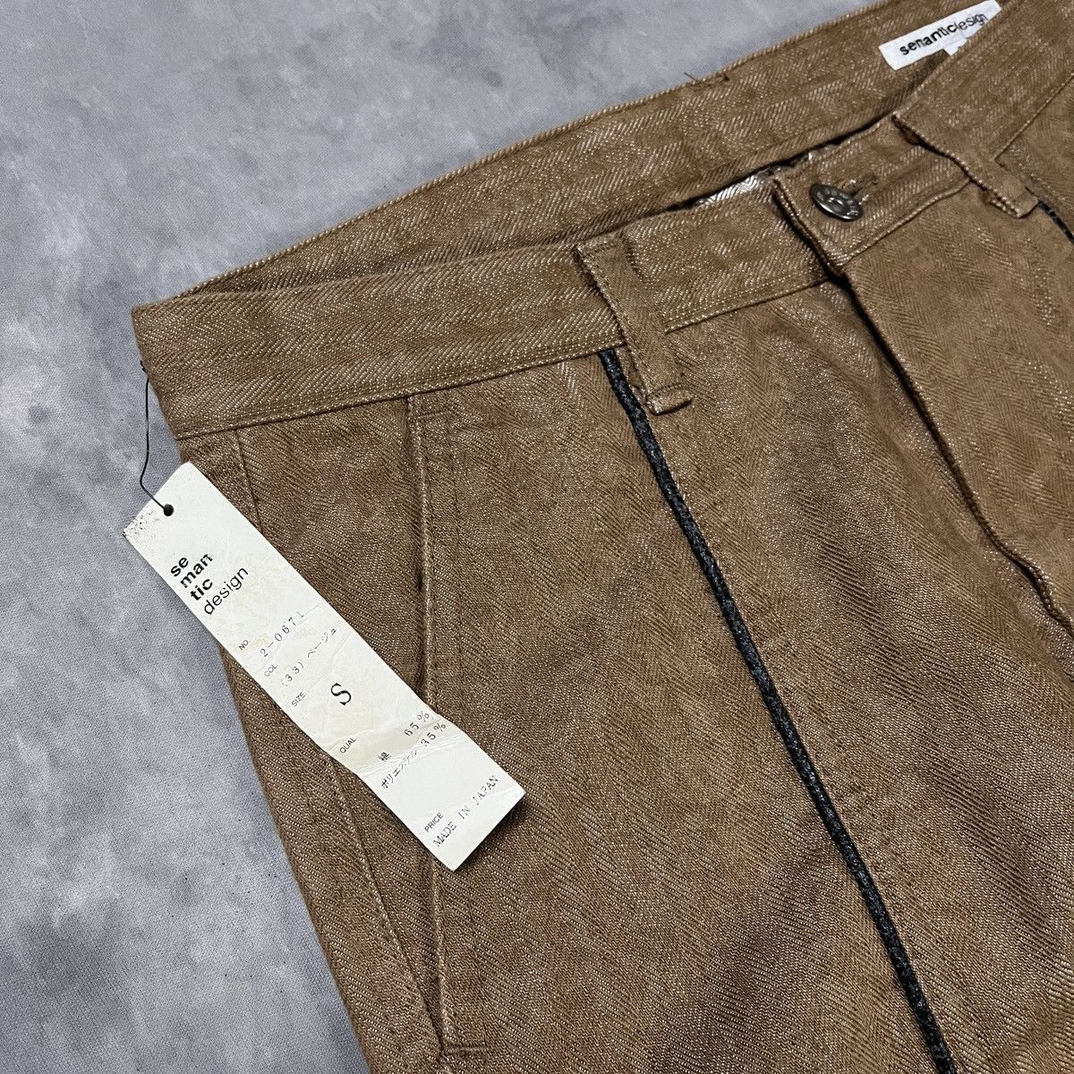 semanticdesign 2000s SEMANTIC DESIGN FLARED ZIP DETAIL PANTS ARCHIVE STYLE Size US 27 - 4 Thumbnail