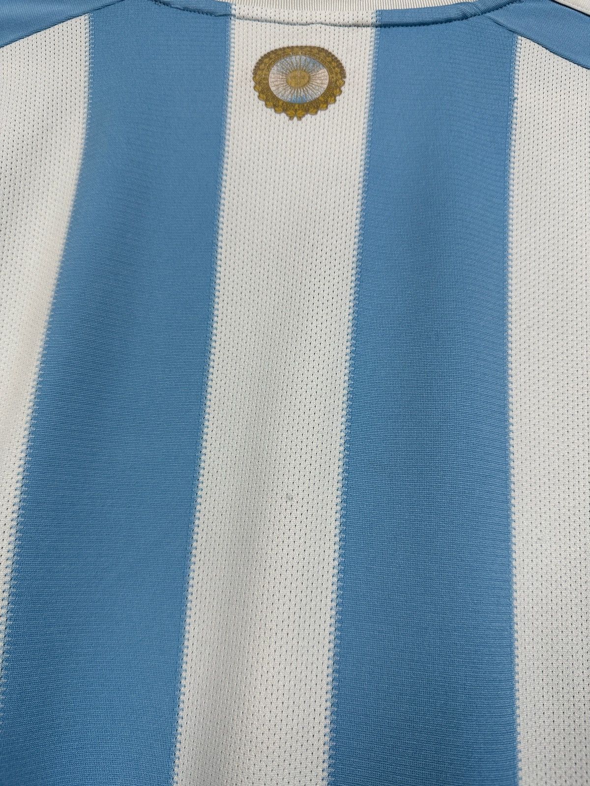 Adidas 2008 Adidas Argentina National Team Vintage Soccer Jersey Size US L / EU 52-54 / 3 - 19 Thumbnail