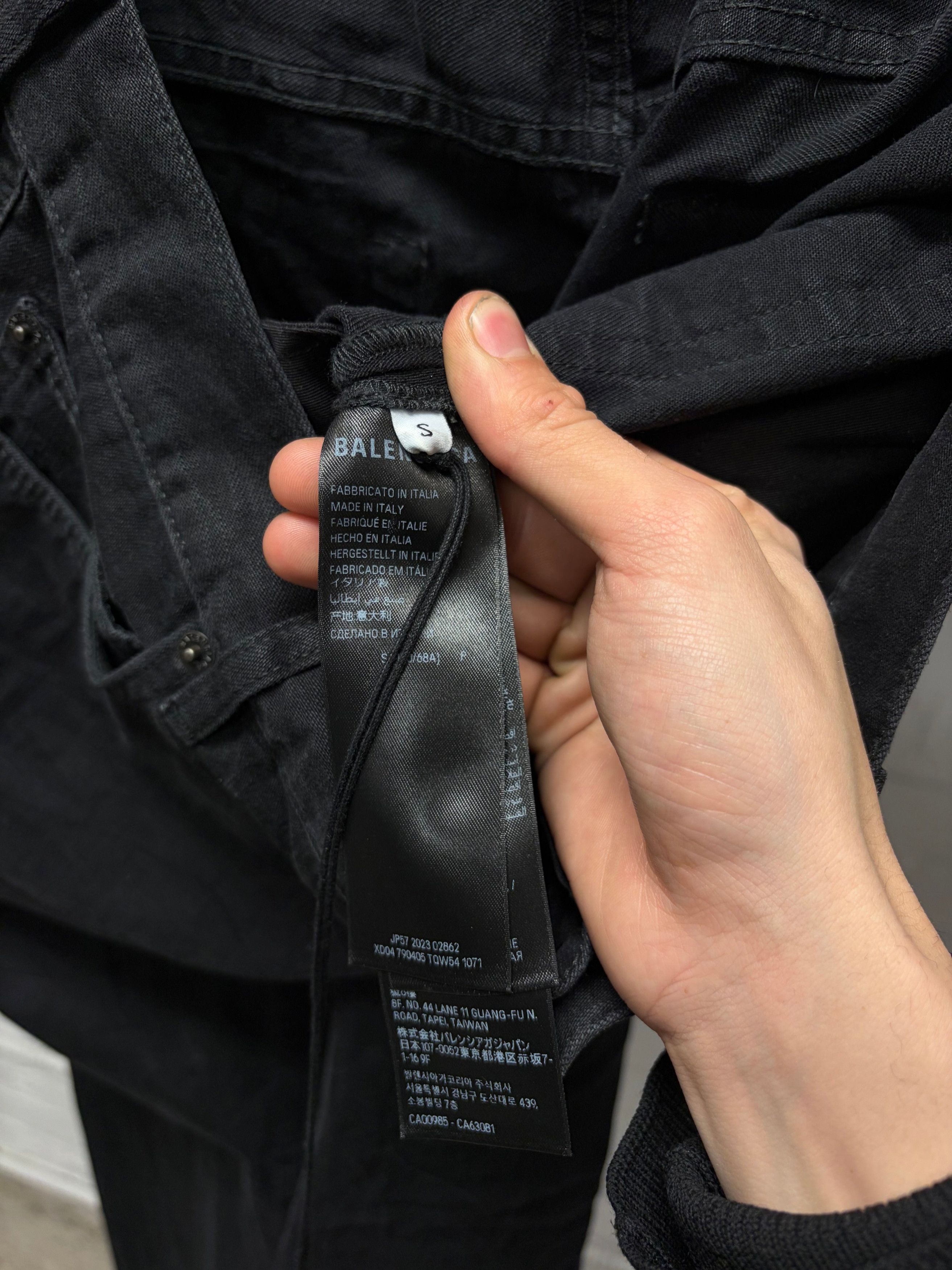 Balenciaga 2023 Balenciaga Flared Leg Black Bootcut Denim Size US 34 / EU 50 - 6 Thumbnail