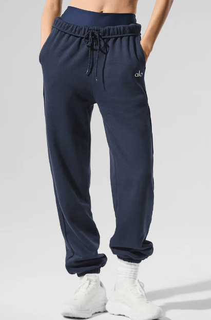 Alo ALO 'Accolade' Navy Sweatpants Size US 30 / EU 46 - 1 Preview