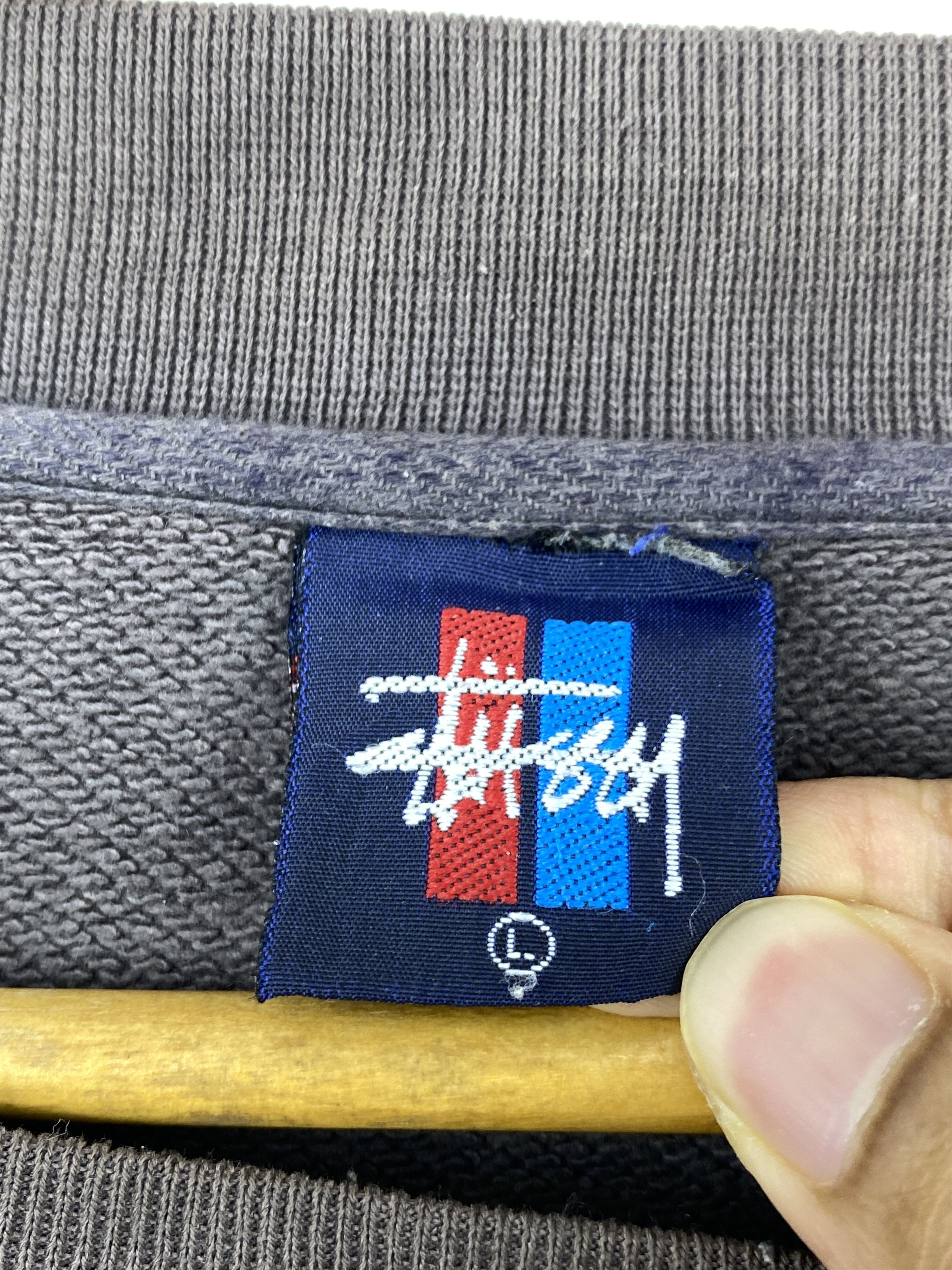 Stussy Vintage 90s Stussy Wording Faded Sweatshirt SH0501 Size US L / EU 52-54 / 3 - 5 Thumbnail