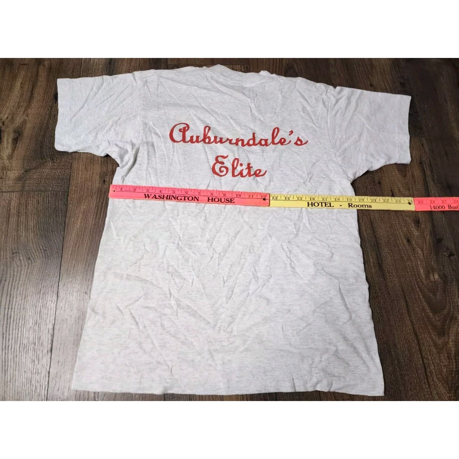 Vintage VINTAGE Screen Stars T-Shirt Crew Neck Short Sleeve Gray 50/50 Cotton/Polyester L Mens Bloodhounds School 80s 90s Limited Edition Double Side Size US L / EU 52-54 / 3 - 2 Thumbnail