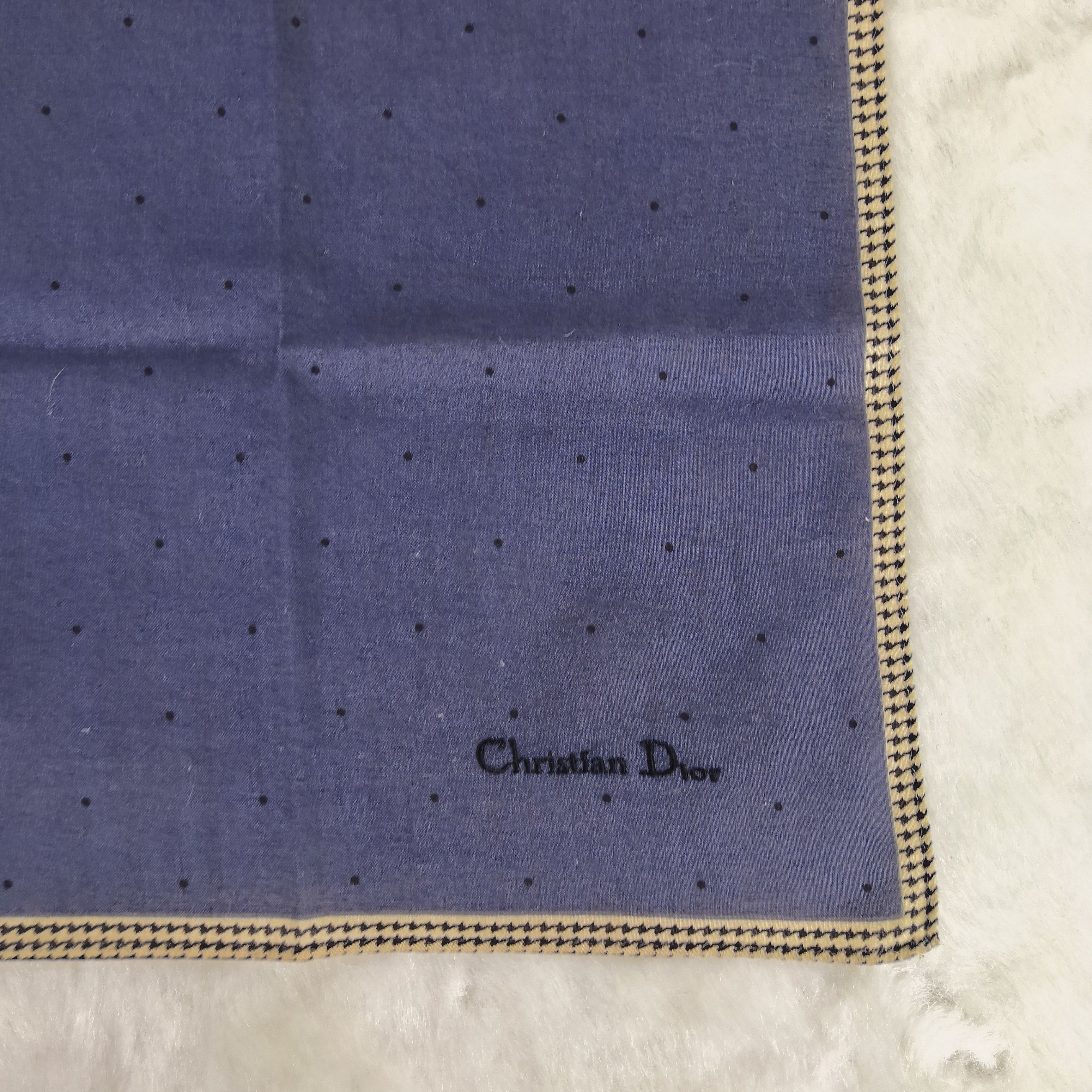 Christian Dior Monsieur Vintage Christian DIOR Handkerchief Neckerchief Bandana Size ONE SIZE - 3 Thumbnail