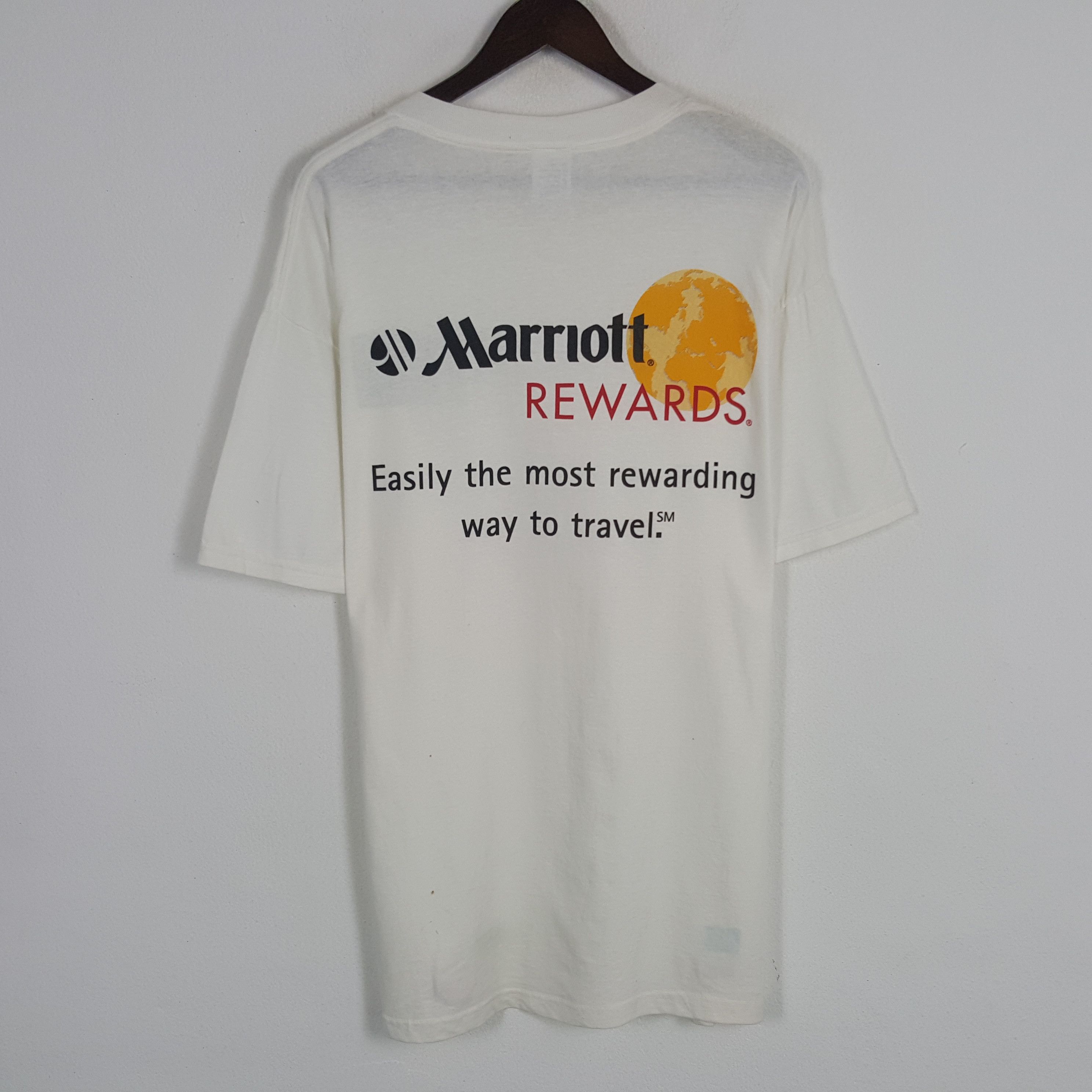 Vintage Vintage Marriott Rewards Tshirt Size US XL / EU 56 / 4 - 1 Thumbnail
