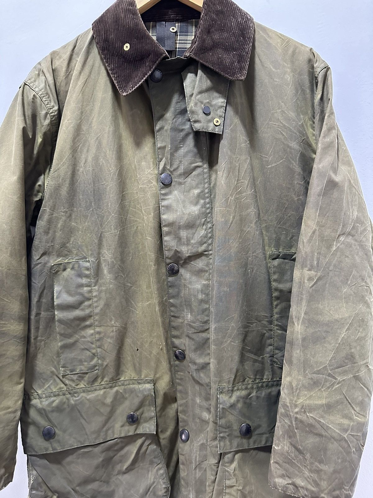 Barbour Barbour Border Cotton Waxed Jacket Hunting Jacket Size US L / EU 52-54 / 3 - 11 Thumbnail