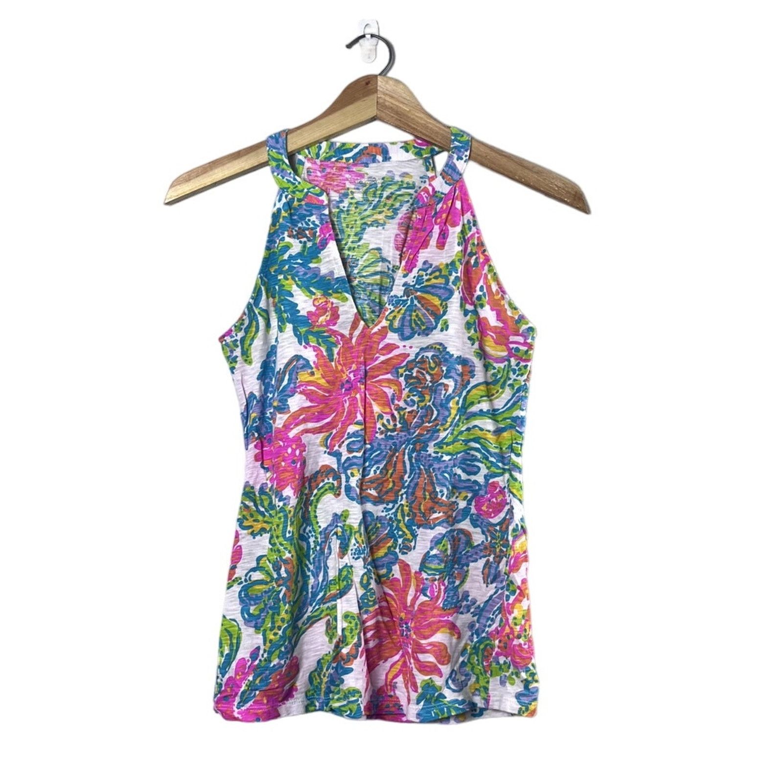 Lilly Pulitzer Women's Colorful Floral Lilly Pulitzer Tank Top XS Size XS / US 0-2 / IT 36-38 - 1 Thumbnail