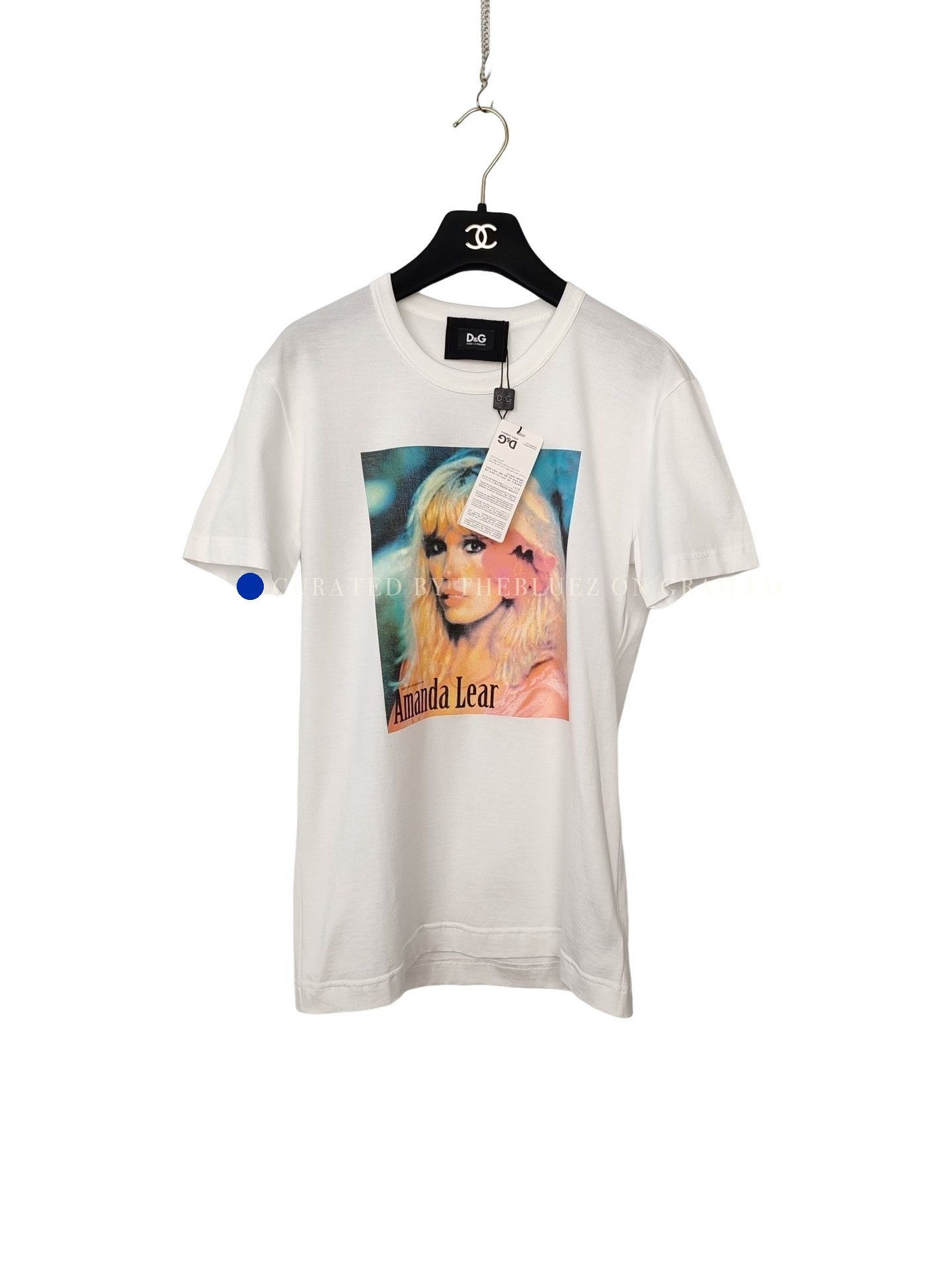 Dolce & Gabbana White Amanda Lear Graphic Short Sleeve T-Shirt Size US S / EU 44-46 / 1 - 1 Thumbnail