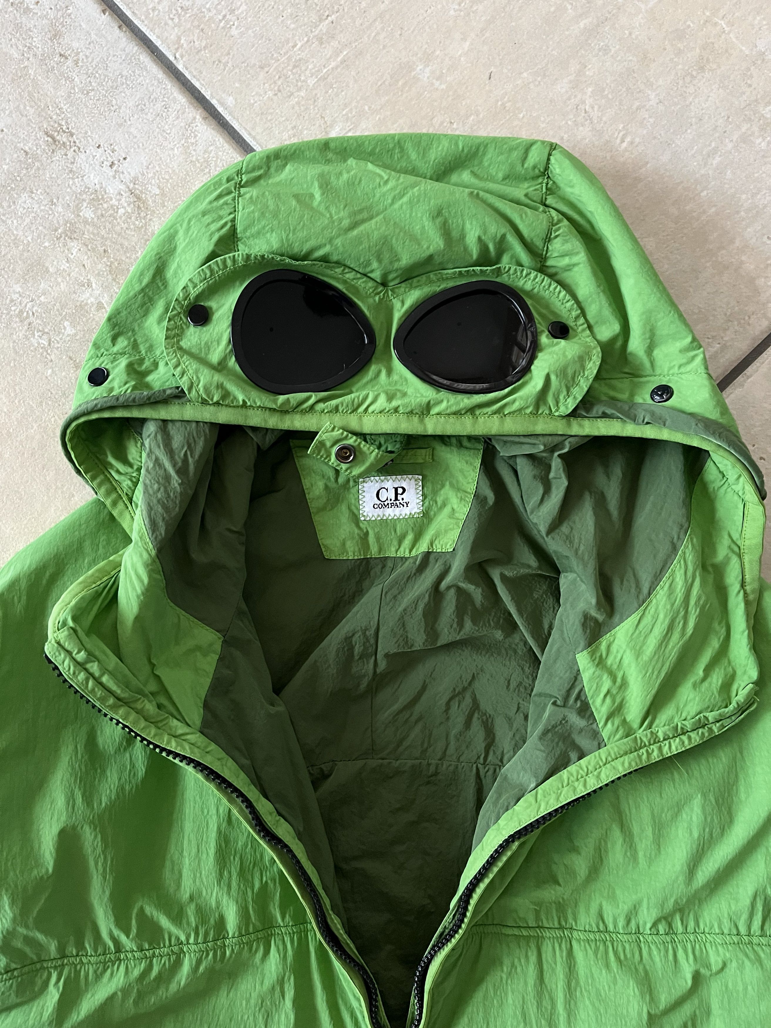C.P. Company C.P. Company Windbreaker Goggle Jacket Neon Green Size US M / EU 48-50 / 2 - 3 Thumbnail