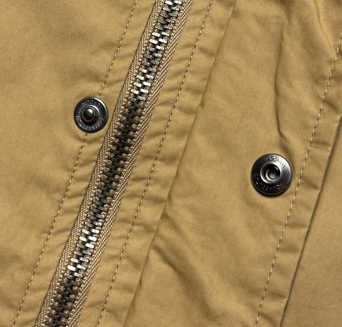 Aquascutum Aquascutum Camel Cotton Quilted Jacket Coat Lampo Size US L / EU 52-54 / 3 - 9 Thumbnail