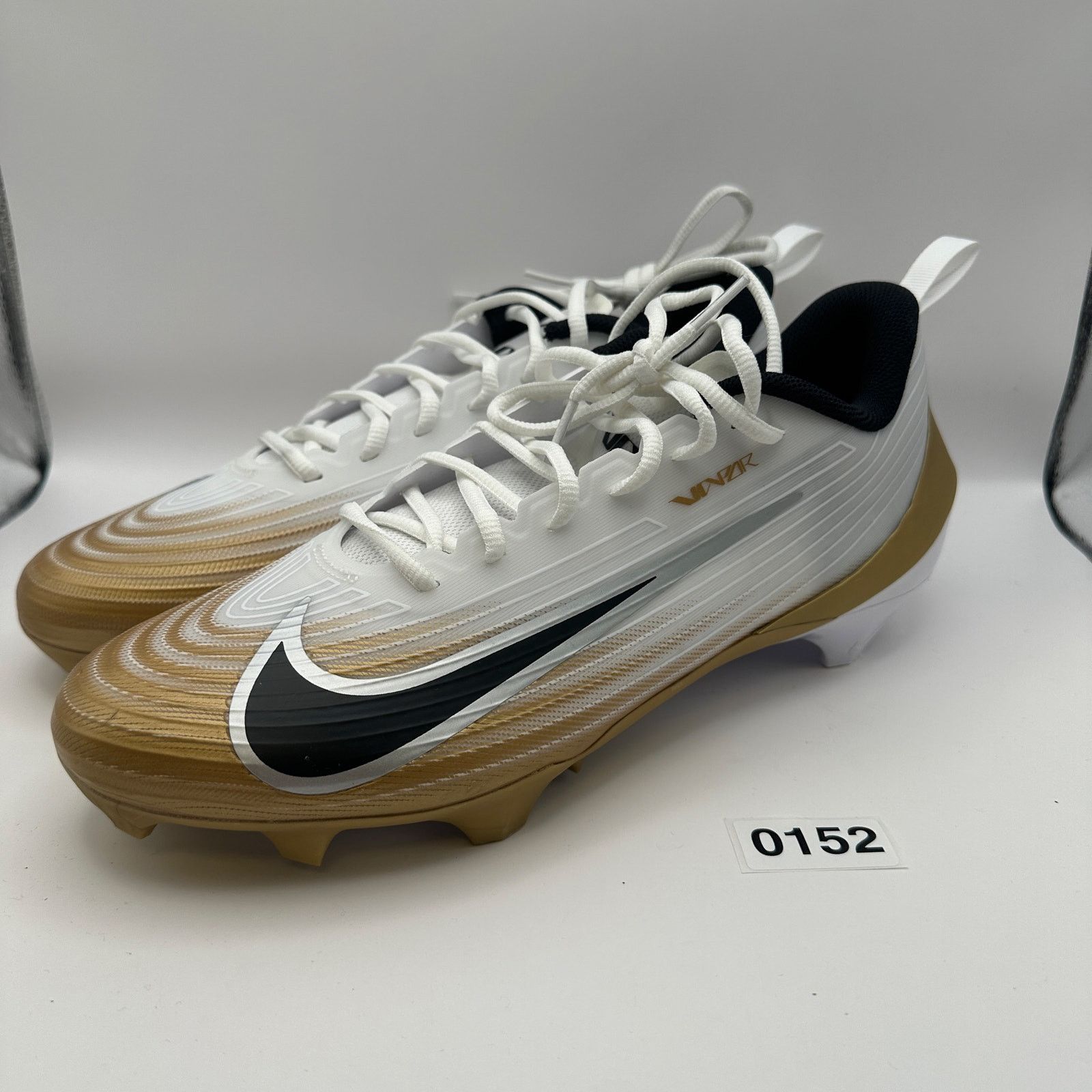 Nike NIKE Vapor Speed 3 Gold Mens 12 Football Cleats FB3303-103 Size US 12 / EU 45 - 2 Thumbnail