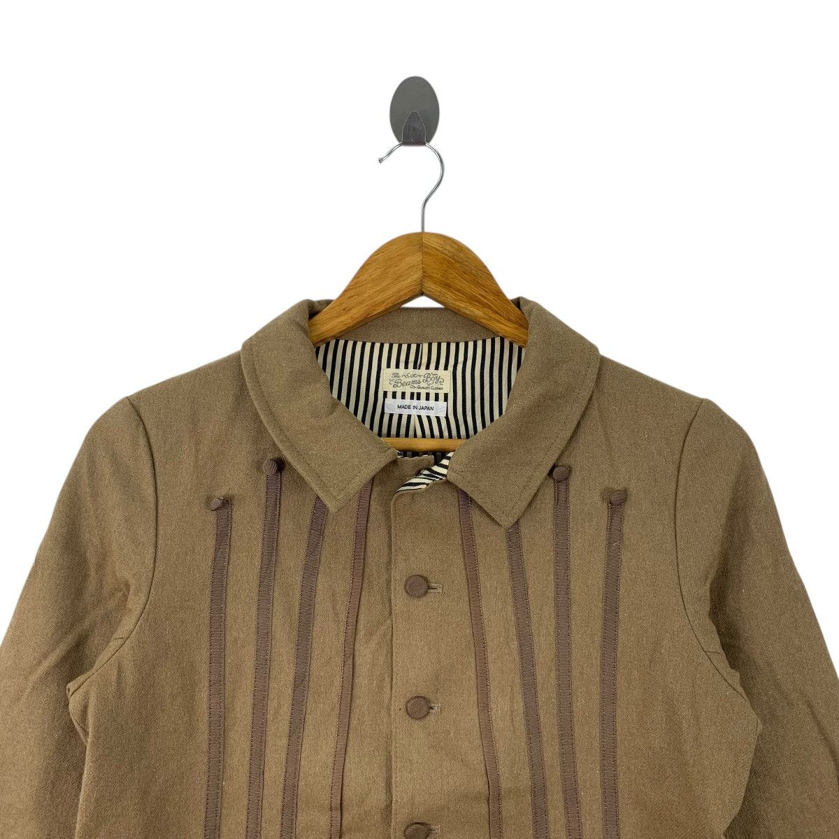Japanese Brand BEAMS BOY Japanese Brand Made In Japan Wool Coat Jacket Size S / US 4 / IT 40 - 4 Thumbnail